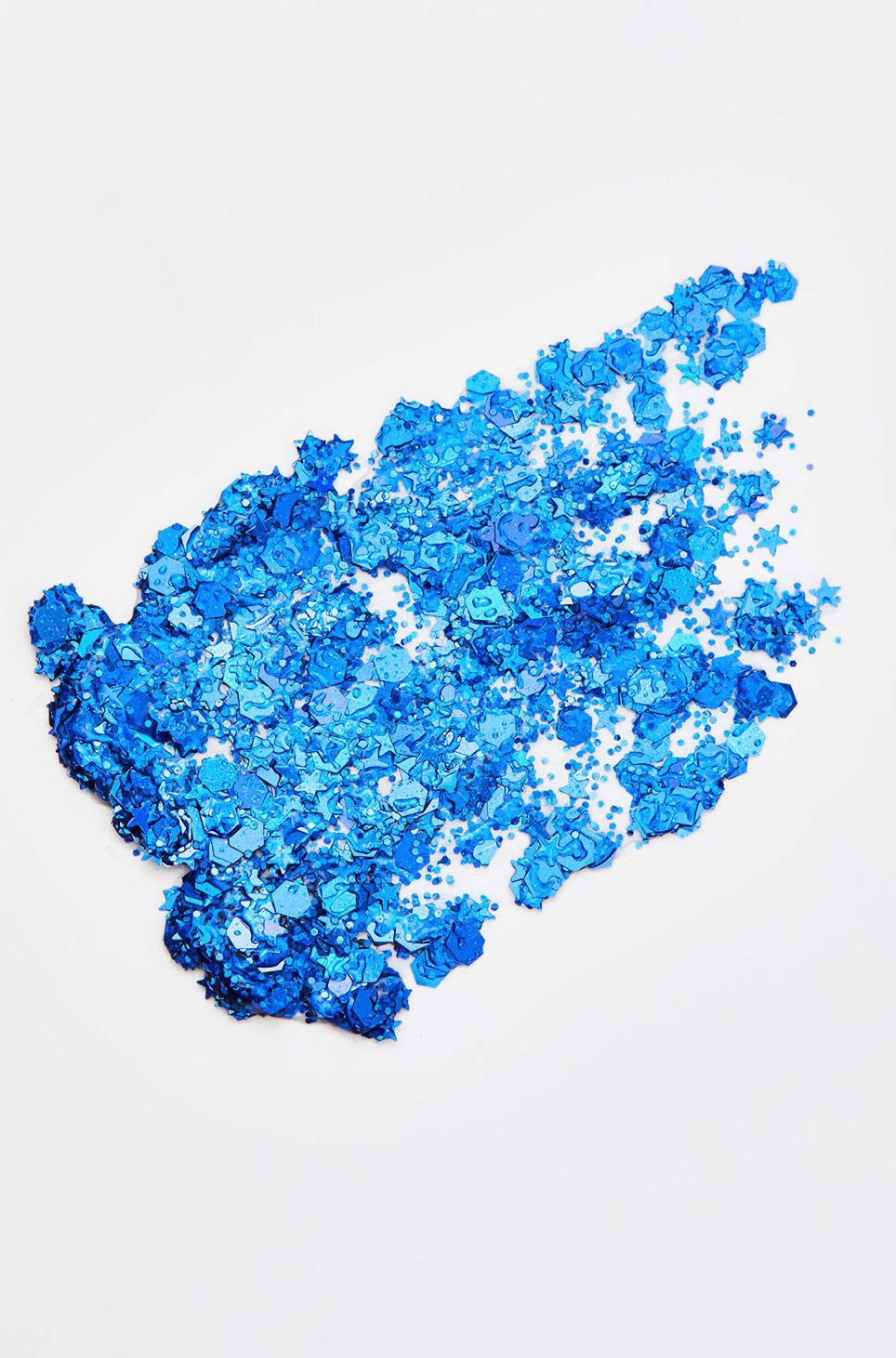 Neva Nude Face and Body Glitter Keychain - Holographic Chunky Glitter in Aloe for Festivals, Raves, and More | Cosmetic Grade | Super Sparkly (Raspberry Rushie Pink Glitz Grenade)