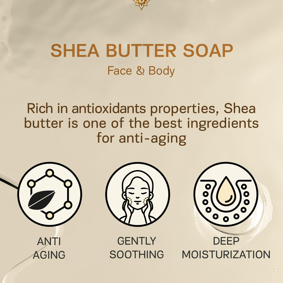 AUTHENTIC BATH & SOAP - Shea Butter Soap Bar - Cold Processed, Natural, for Man & Woman, Moisturizing Softening, Handmade, no Parabens or Sulfates, Vegan & Cruelty Free. (Pack of 2) 4.2 Oz Each