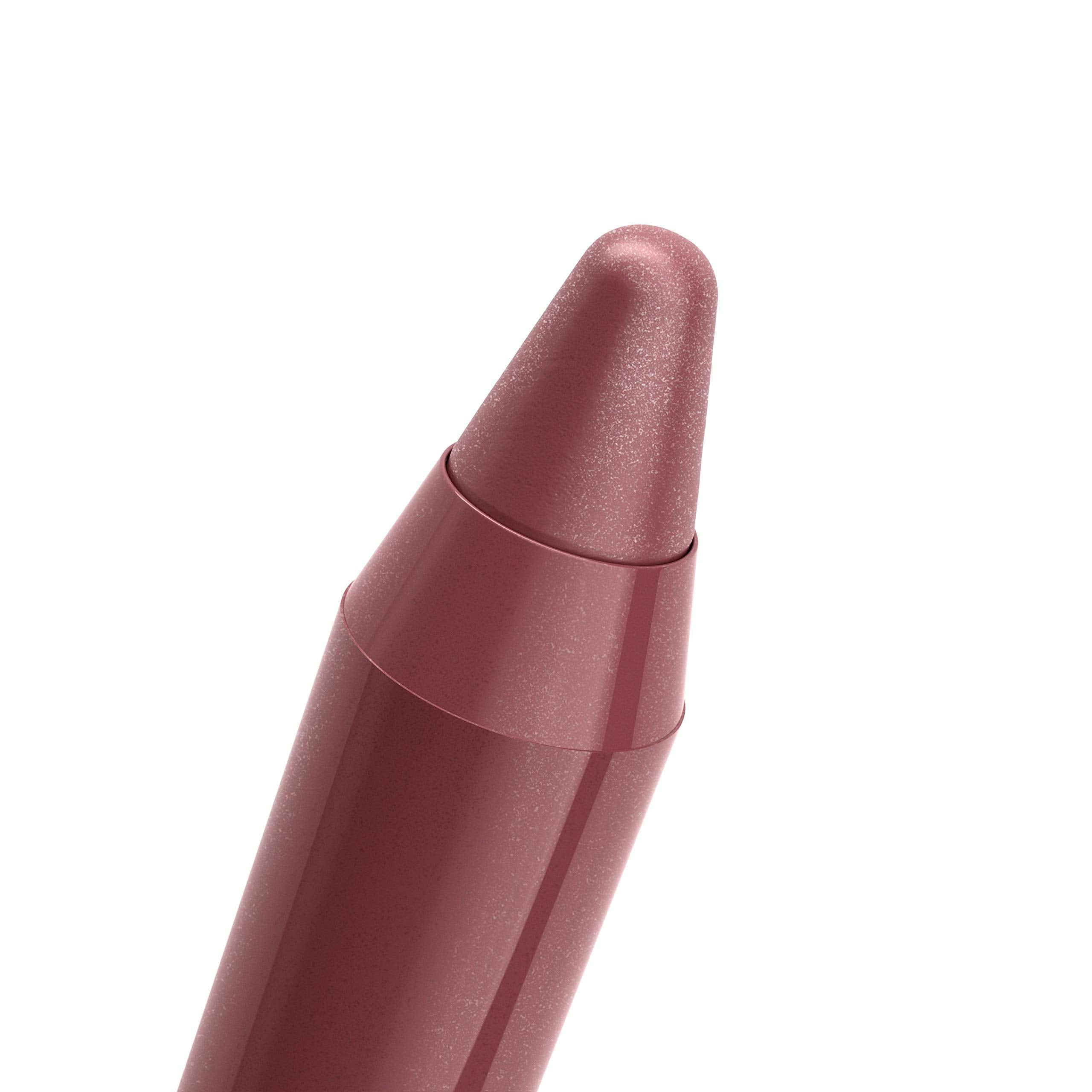 Neutrogena Moisturizing and Conditioning Shimmery, Sheer Smooth Color Lipstick with a Balm-Like Formula, Nourishing Shea Butter and Fruit Extracts, 120 Berry Brown, 011 oz