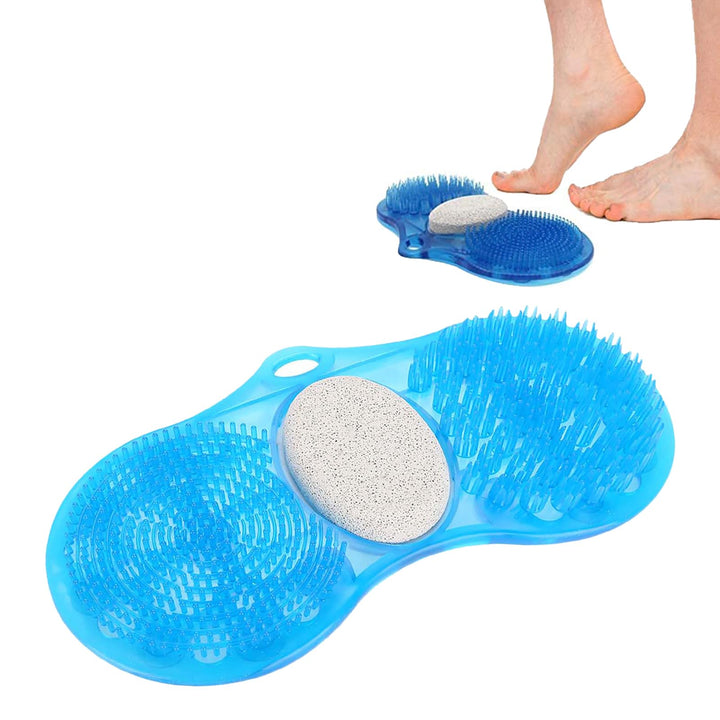 TARSHYRY Shower Foot Scrubber Massager Cleaner, Pumice Stone for Feet, 2 In 1 Foot Massager & Scrubber for Shower Floor Improves Foot Circulation Remove Foot Dead Skin And Reduces Foot Pain