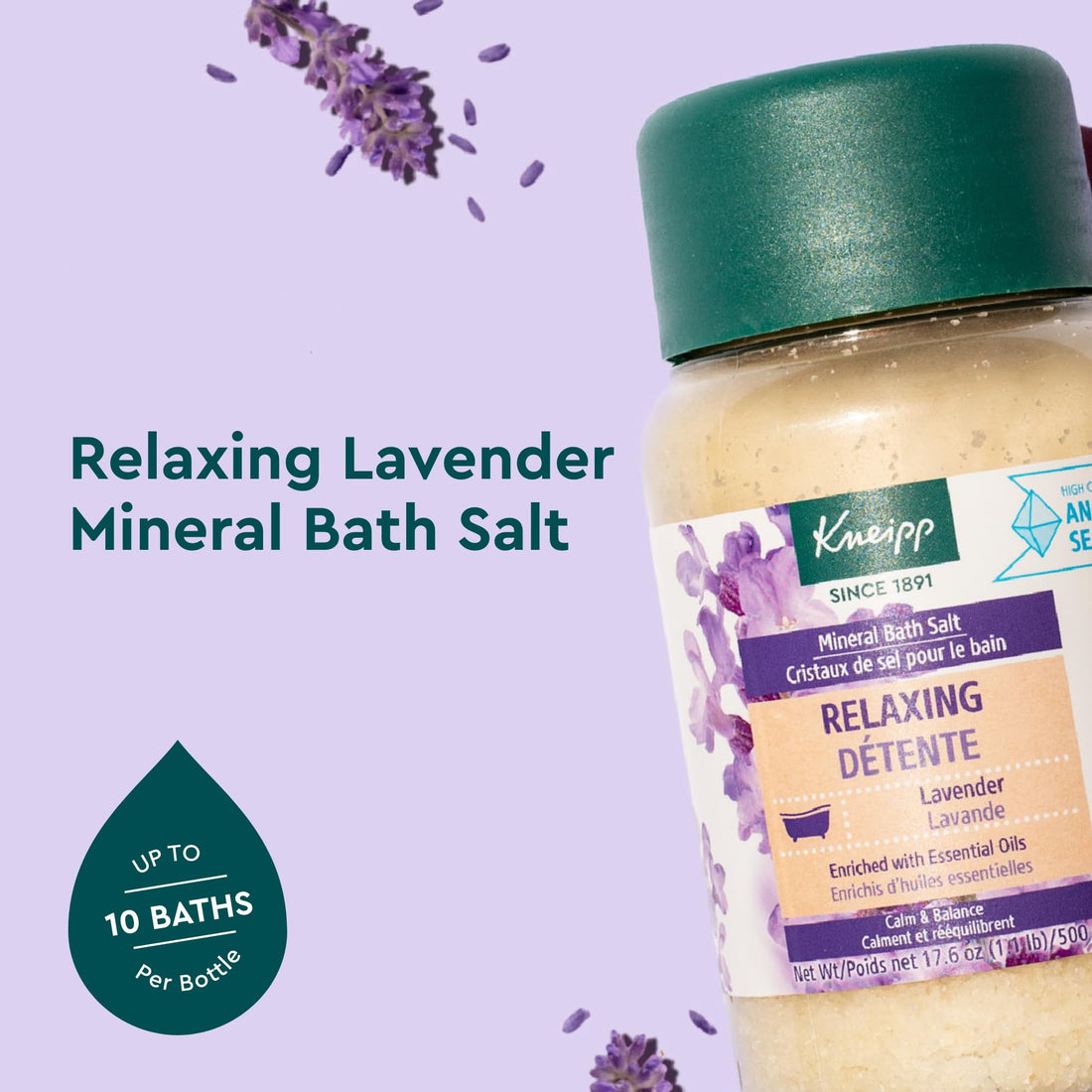 Kneipp Lavender Bath Salts 500 g bath salts