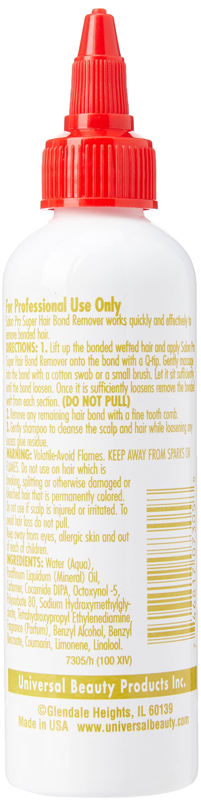 Salon Pro EXCLUSIVES Super Hair Bonding Remover Lotion 4oz [SEALED]