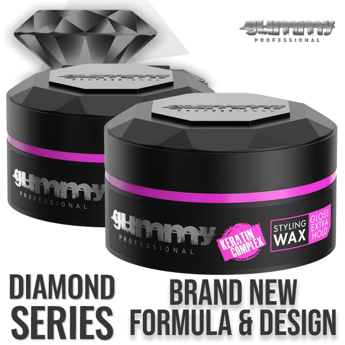 Gummy Hair Styling Wax, 0.21 Pound