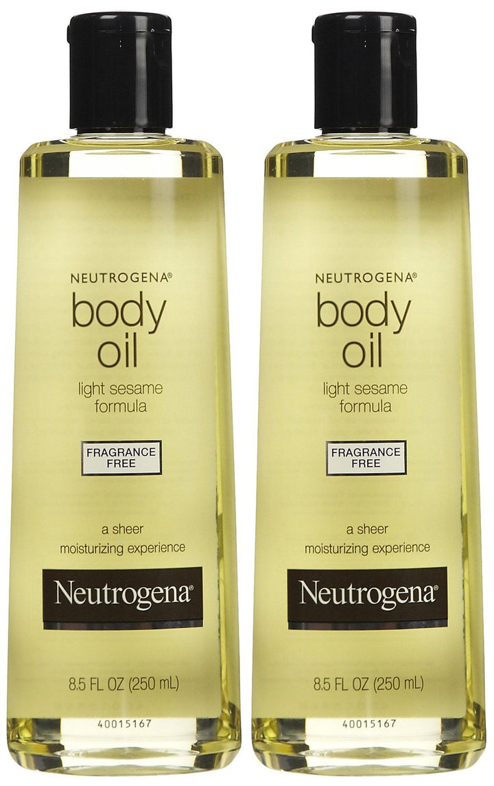 Neutrogena Body Oil, Fragrance Free, 8.5 Oz, 2 Pk