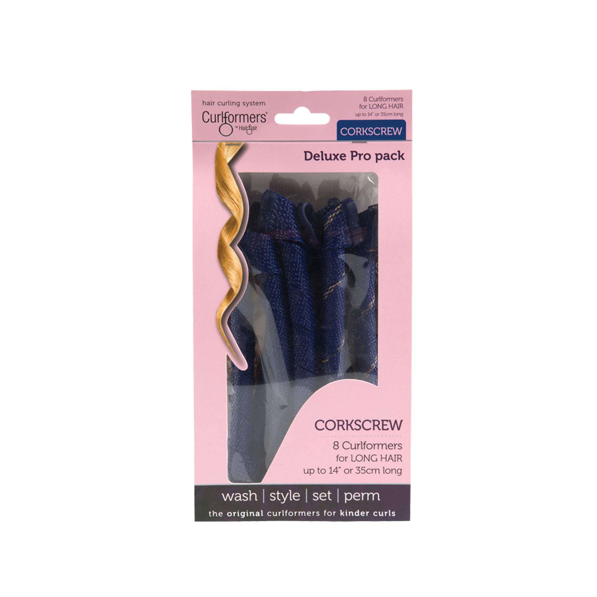Curlformers Deluxe Range Top Up Pack Corkscrew Curls For Long Hair