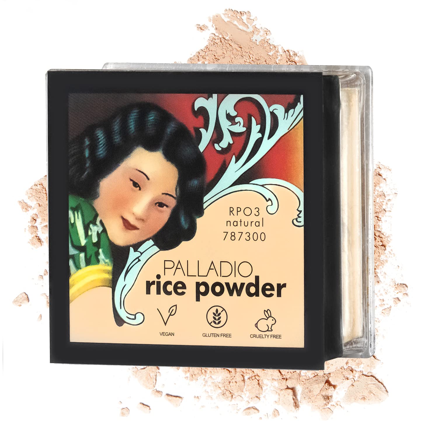 Palladio Rice Powder RPO3 Natural, Pack of 3