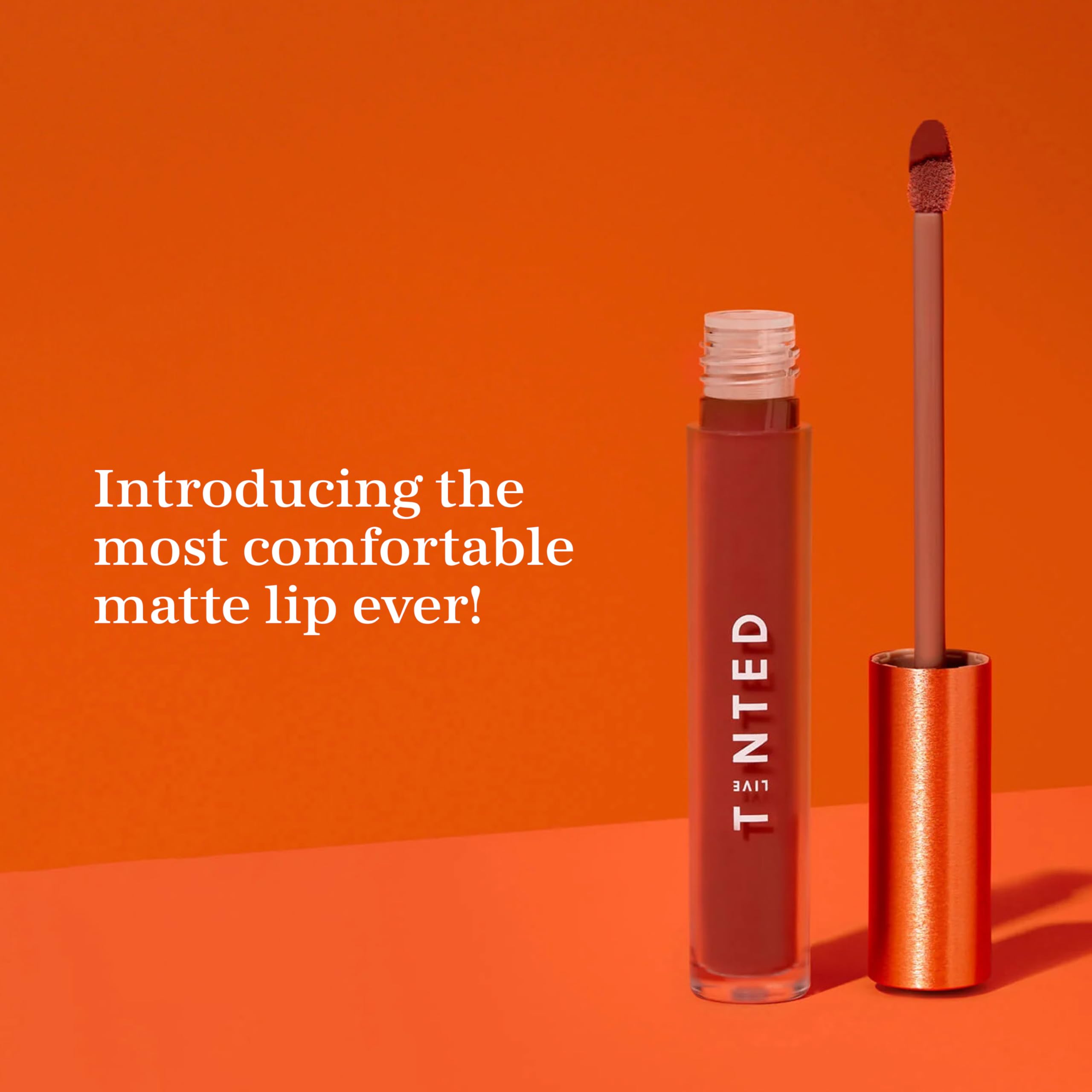 Live Tinted Huelip Liquid Lip Crème - Weightless, Long-Lasting Liquid Lip with Hyaluronic Acid and Jojoba Oil For a Soft, Comfortable, Moisturized Finish - 0.09 fl oz - Rich Chocolate Brown