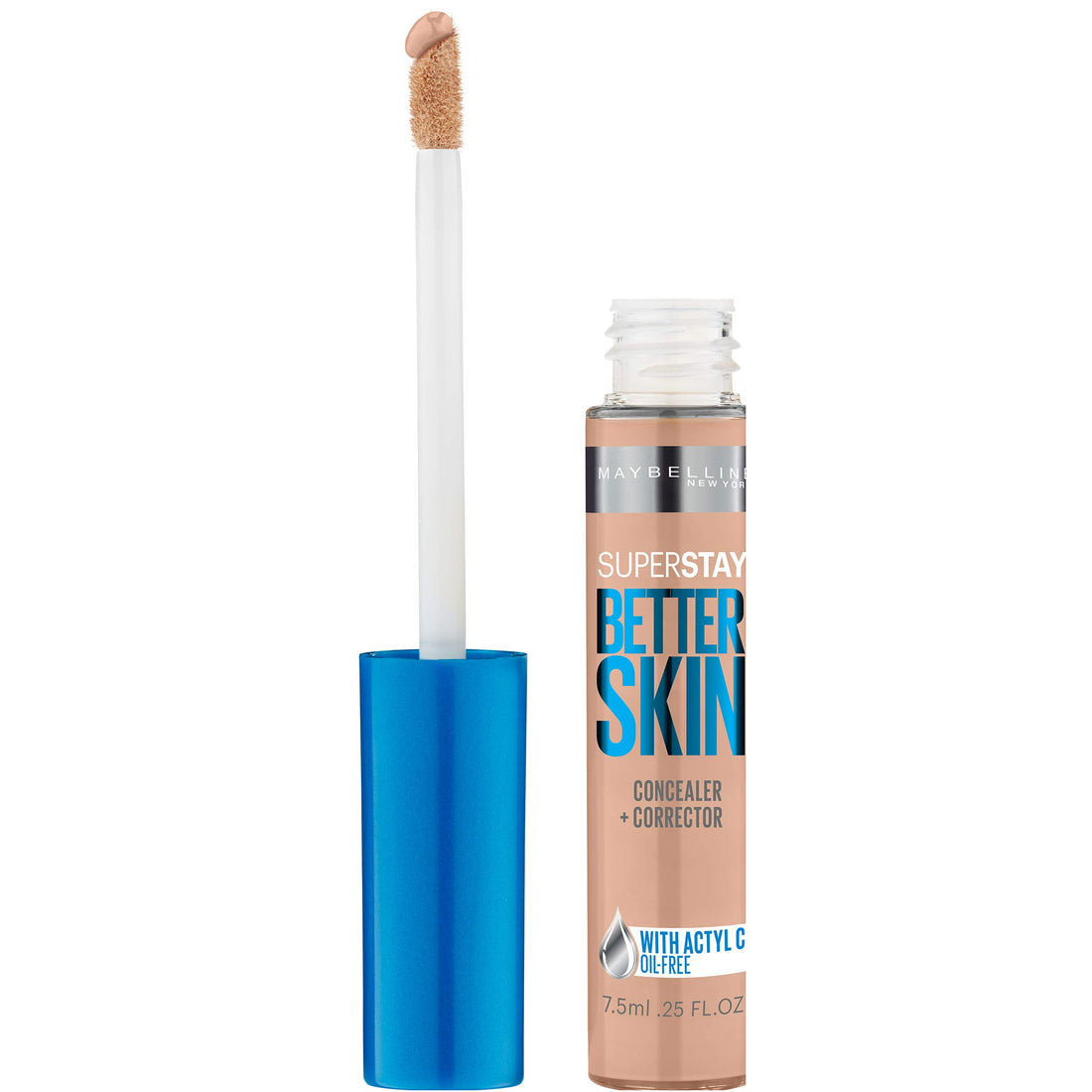 Maybelline New York Superstay Better Skin Concealer, Light/Medium, 0.25 Fluid Ounce