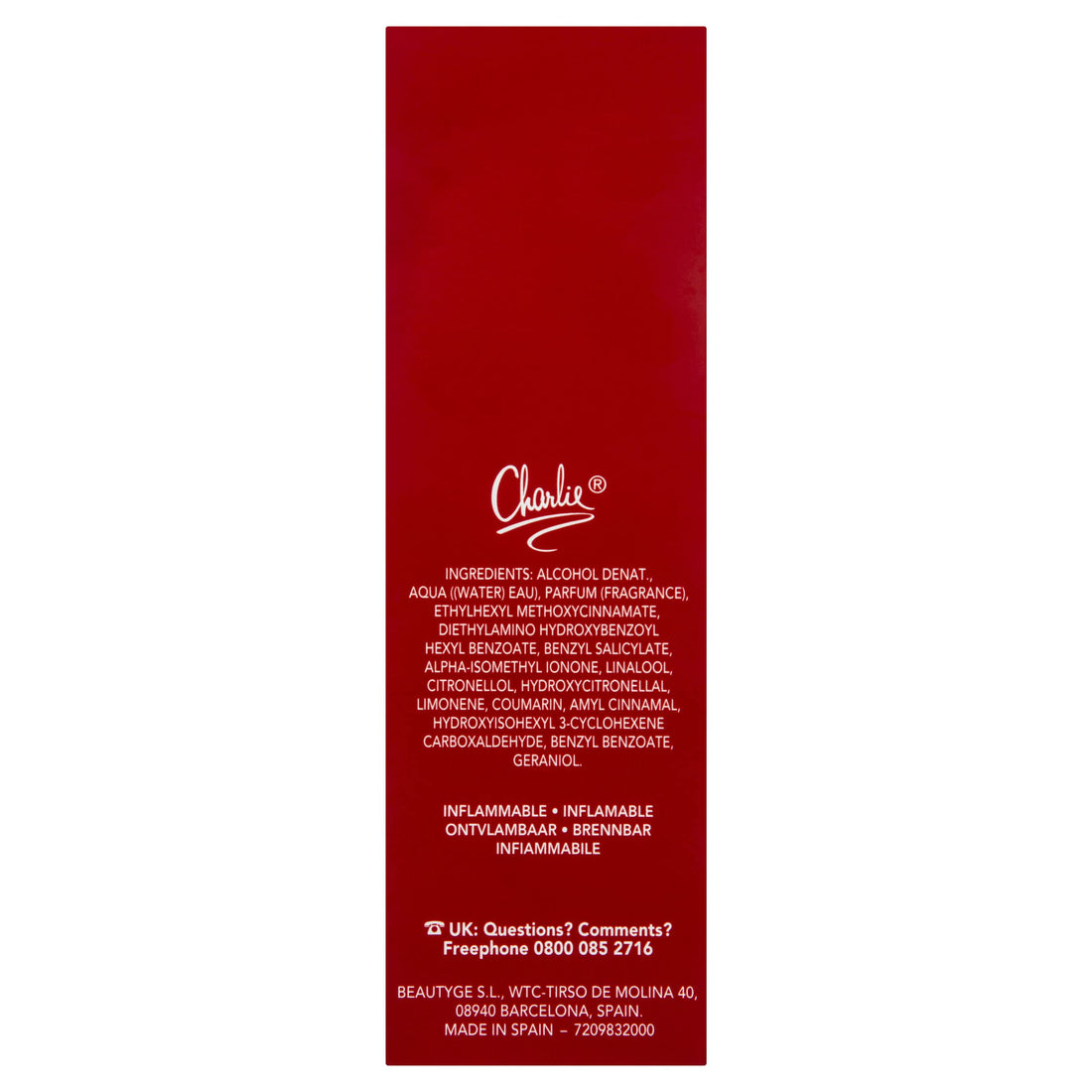 Revlon Charlie Red Eau De Toilette Spray For Women, 100 ml