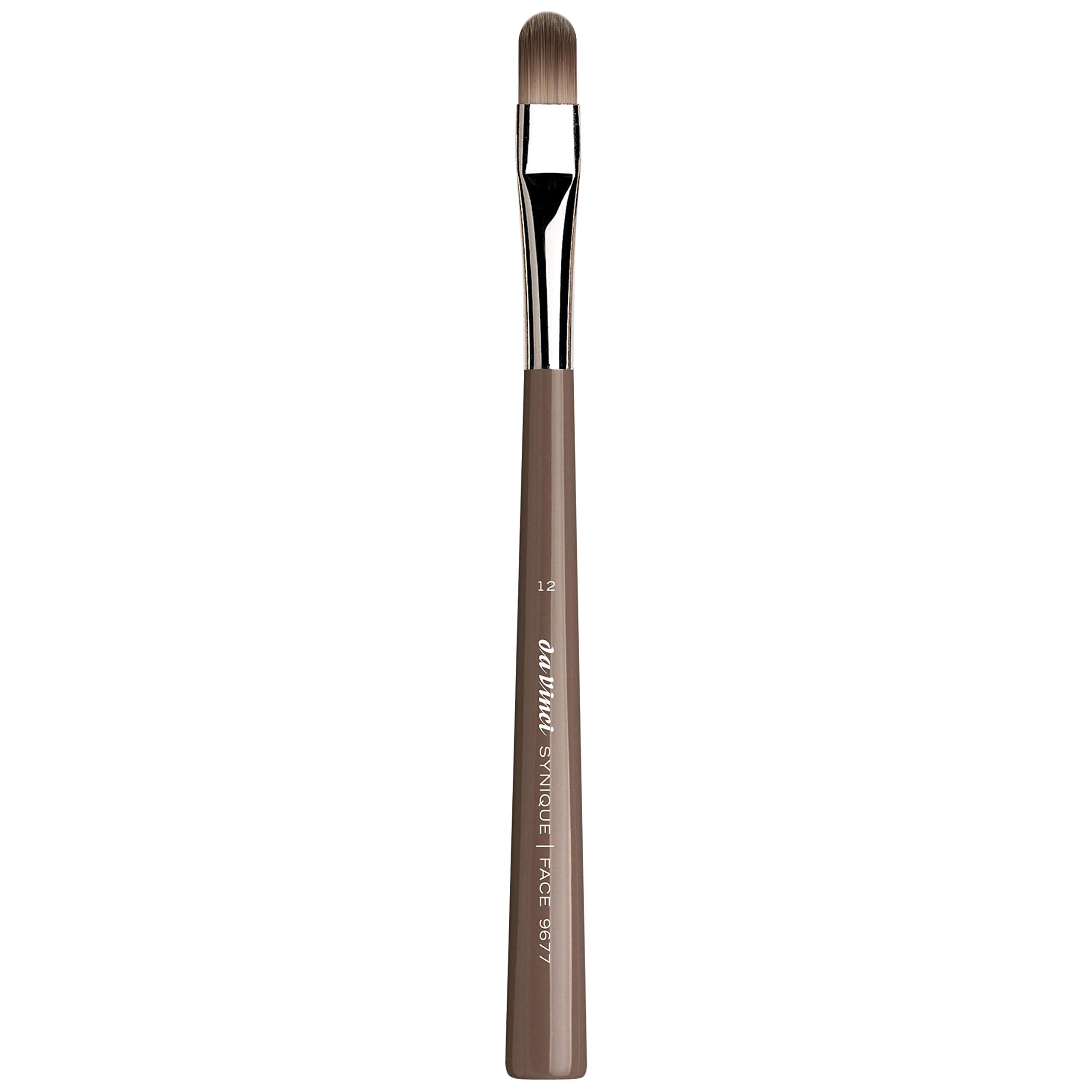 da Vinci Cosmetics Series 9677 Synique Concealer Brush, Oval Synthetic, Size 12, 1.48 Ounce