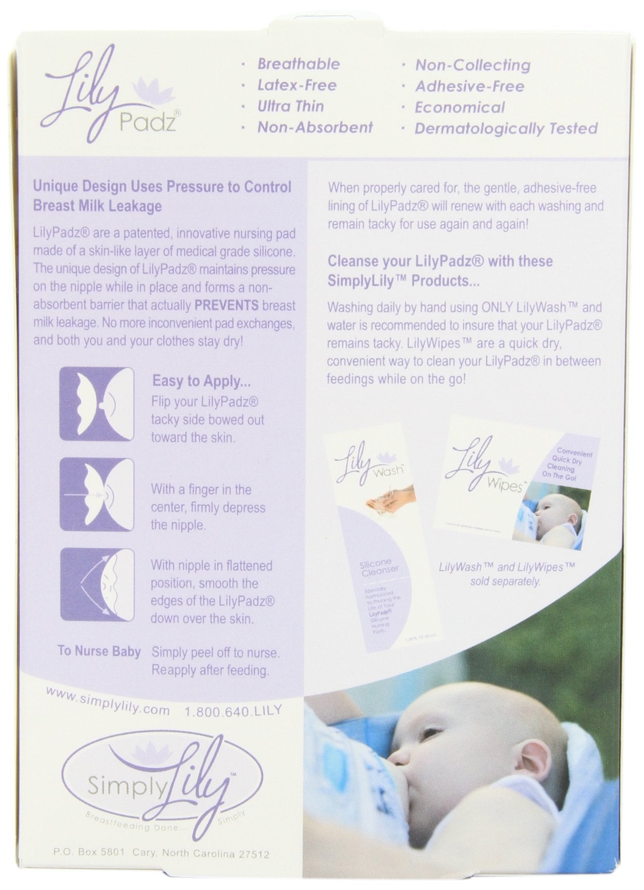 LilyPadz® Reusable Silicone Nursing Pads Single Pair Regular Size