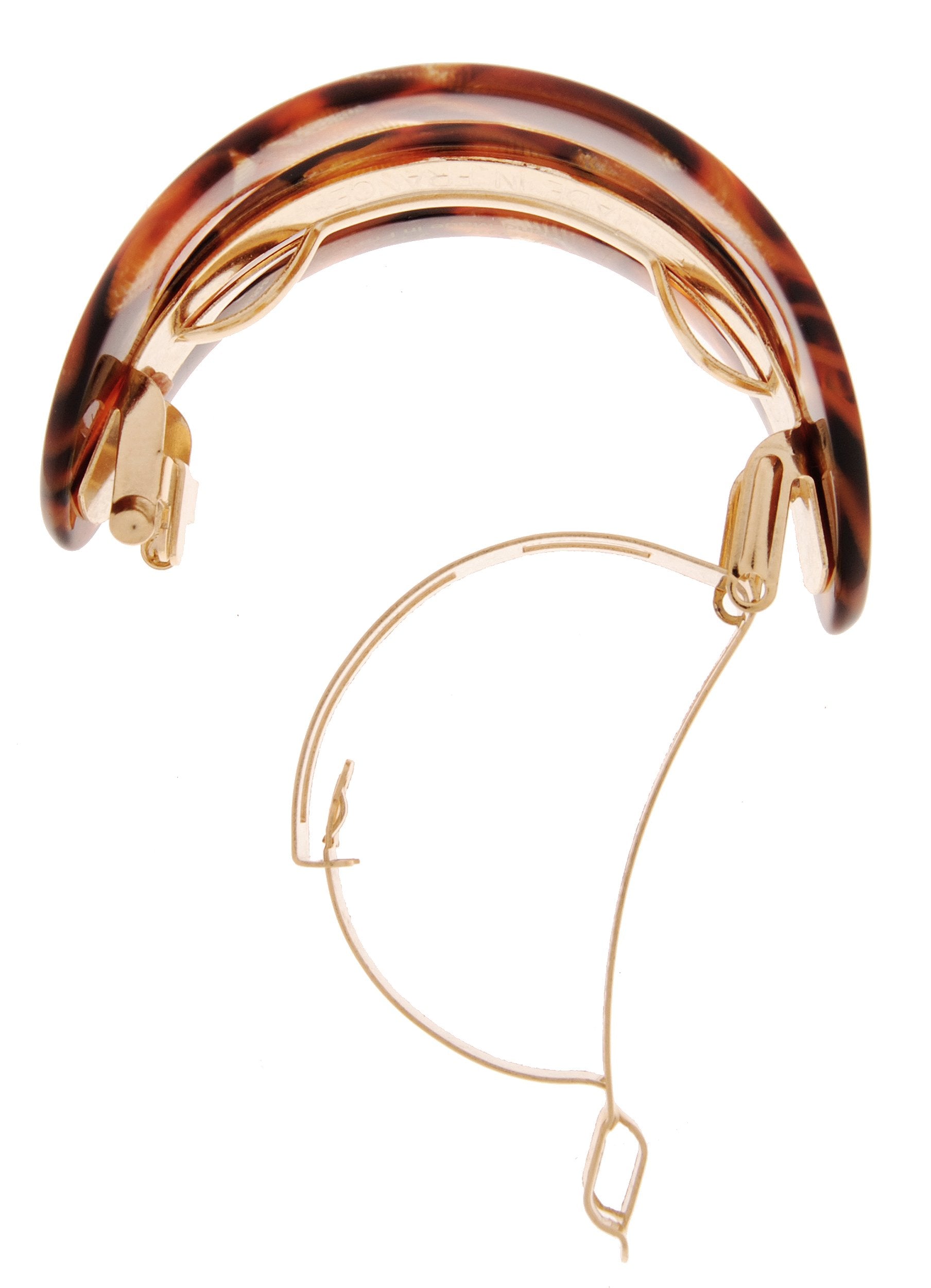 Africa : France Luxe Cutout Oval Ponytail Barrette - Africa