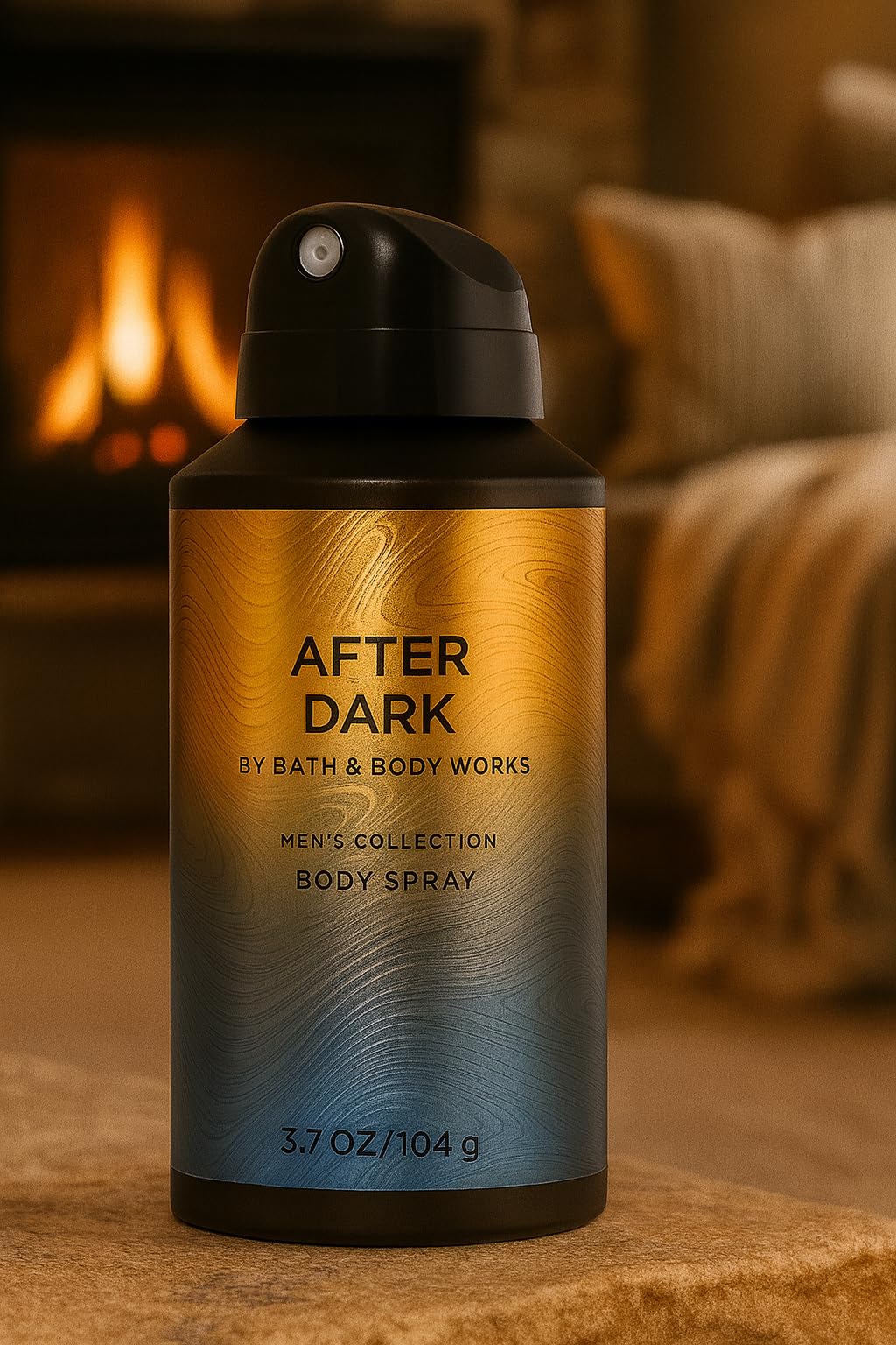 Bath & Body Works After Dark Body Spray for Men, 3.7 fl oz – Amber & Smooth Suede Scent, All-Day Freshness, Lightweight Body Mist