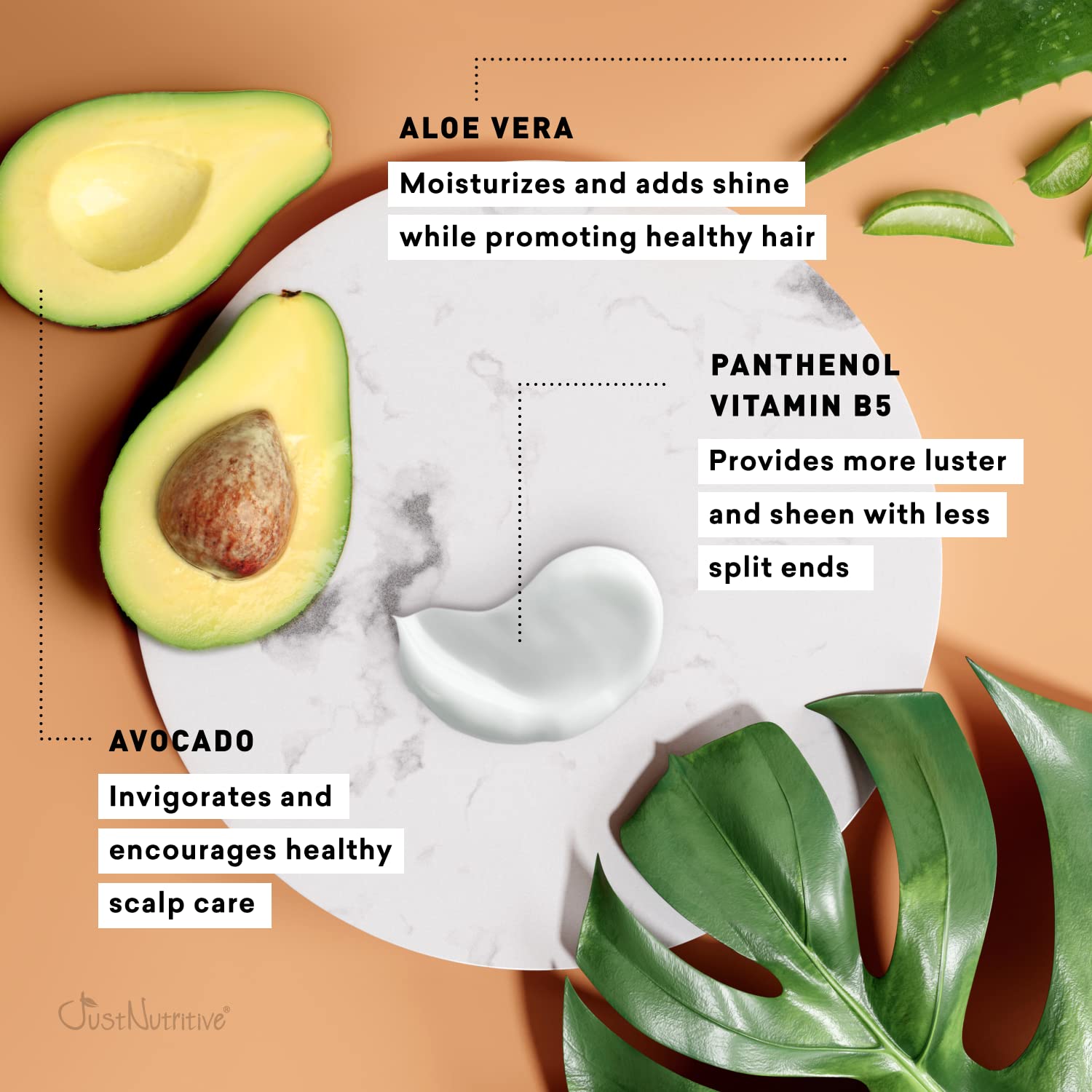 JustNatural Organic Care Hair Loss Conditioner 16 oz