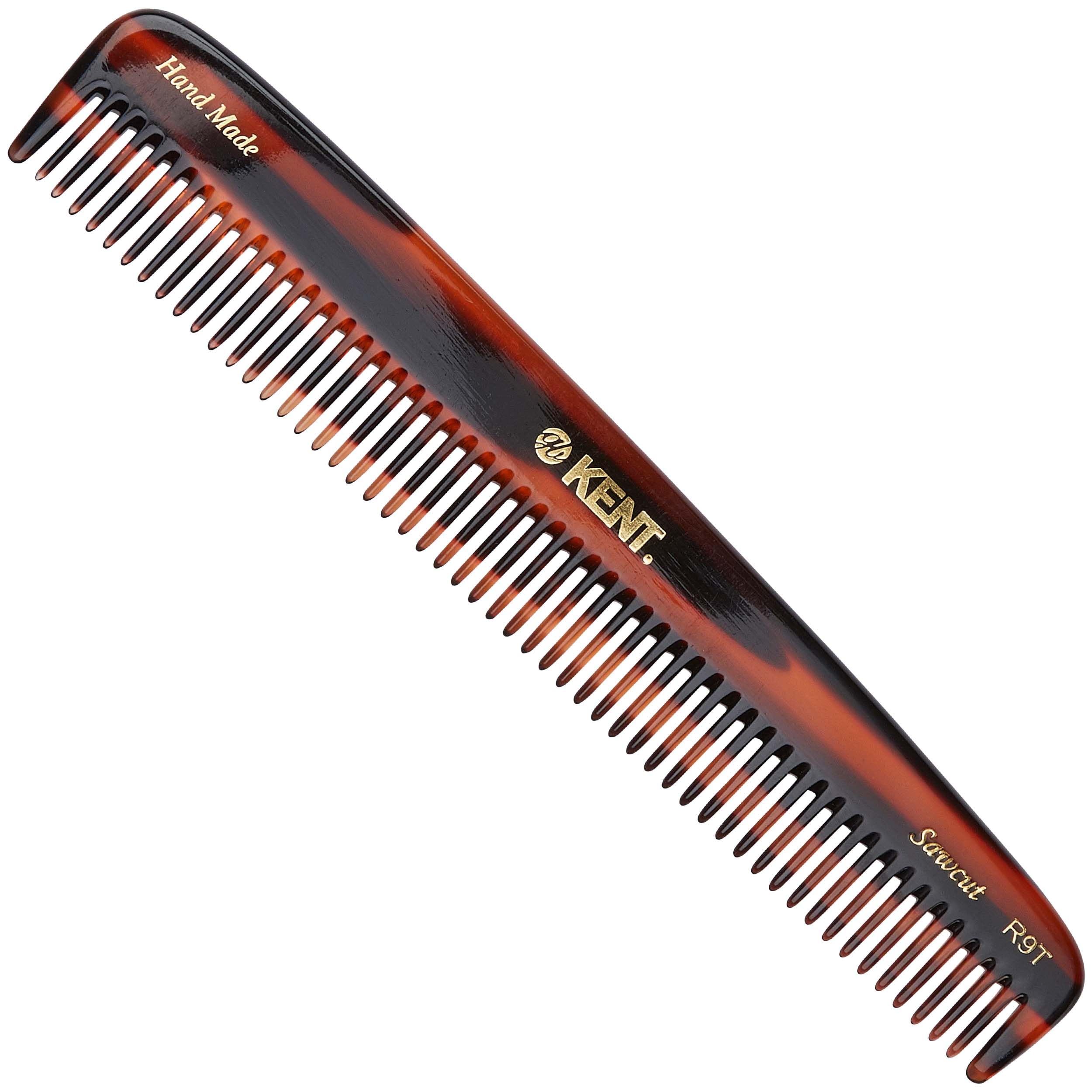 Kent Authentic Handmade Wide toothed Large Dressing Table Comb, Dark Brown