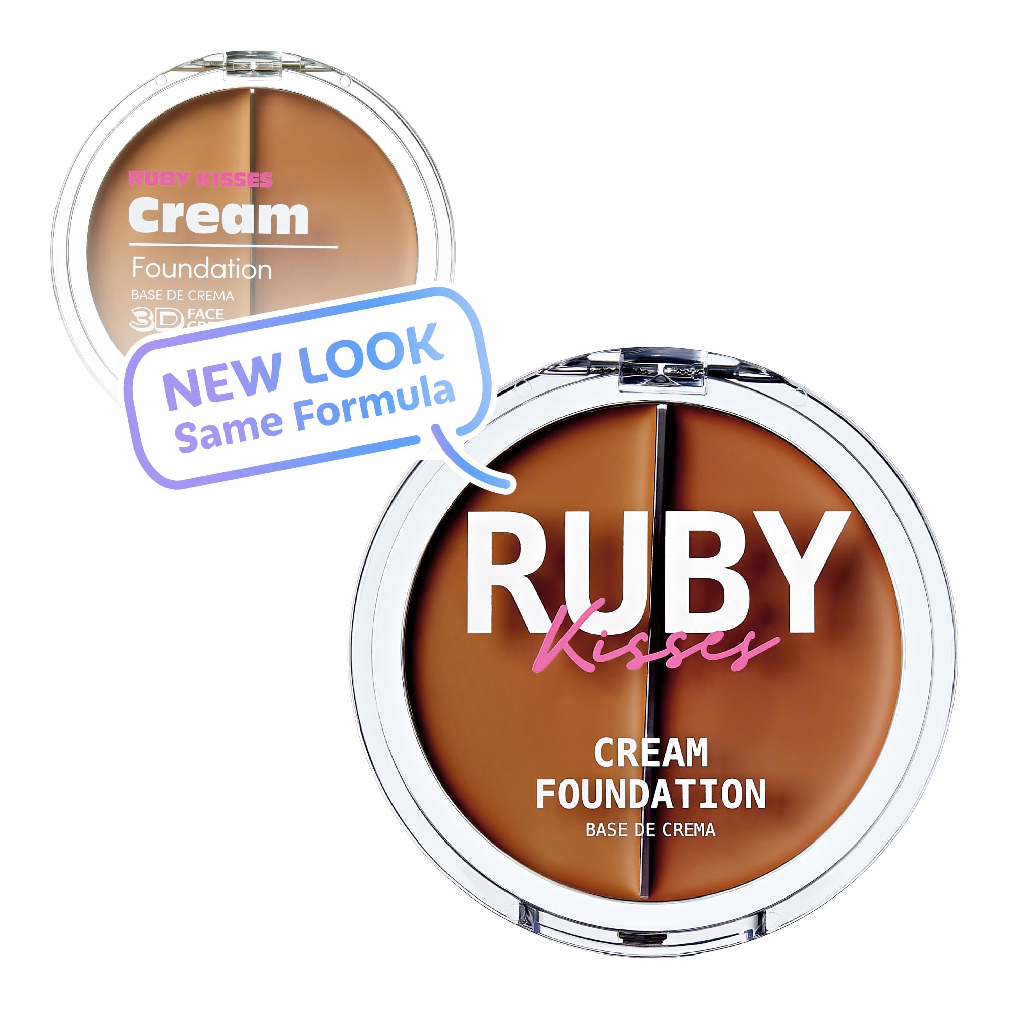 3D FACE CREATOR (RDF10) - Ruby Kisses HD 2 Color Foundation + Concealer