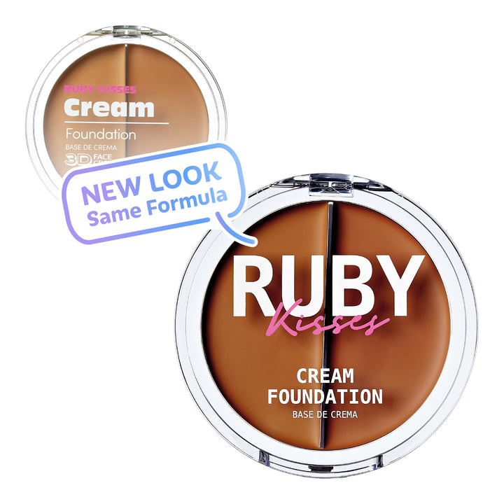 3D FACE CREATOR (RDF10) - Ruby Kisses HD 2 Color Foundation + Concealer
