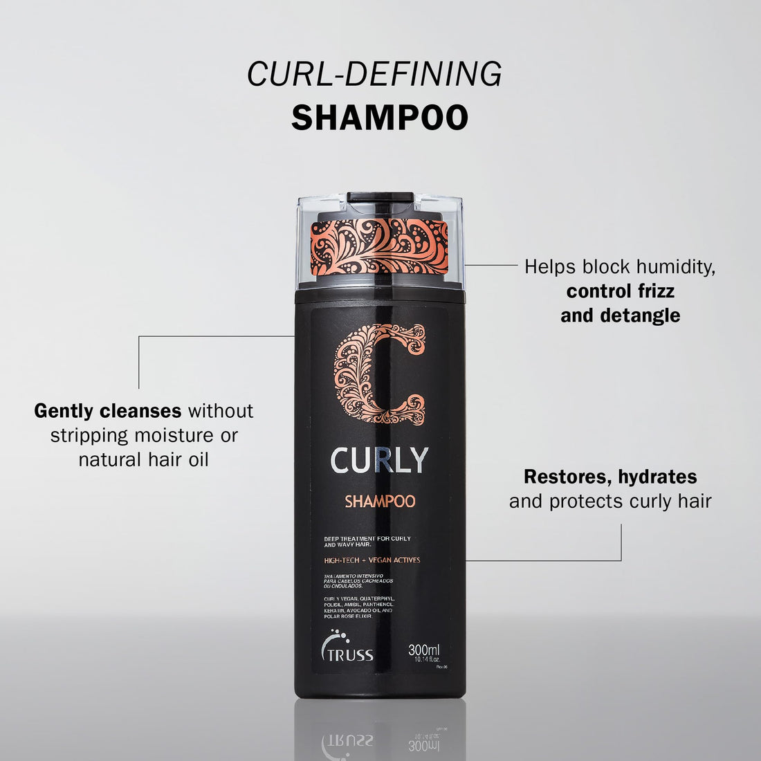 Truss Truss Curly Shampoo 300ml 10.14 fl.oz.
