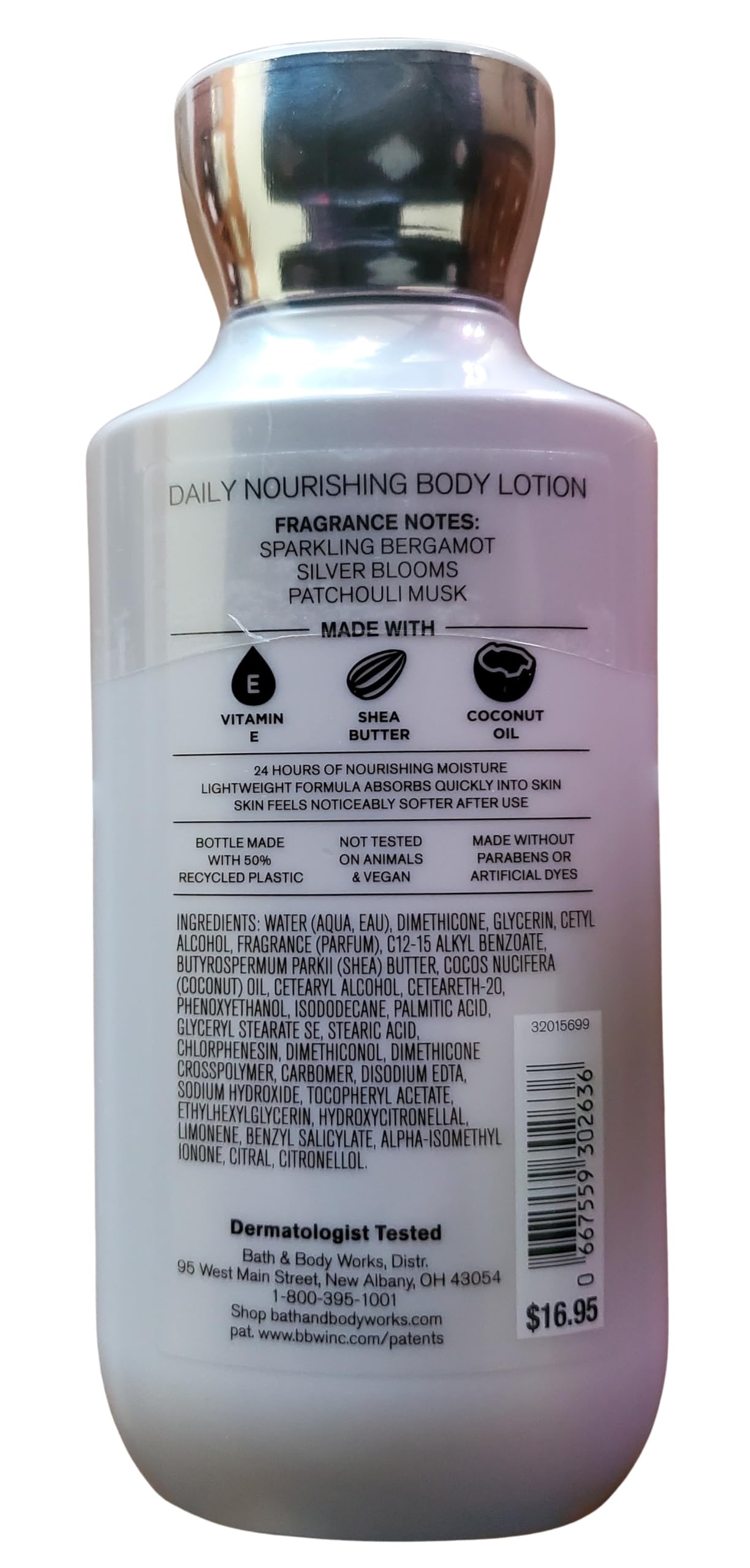 Bath & Body Works Platinum Body Lotion 8 Ounces Each Pack of 2