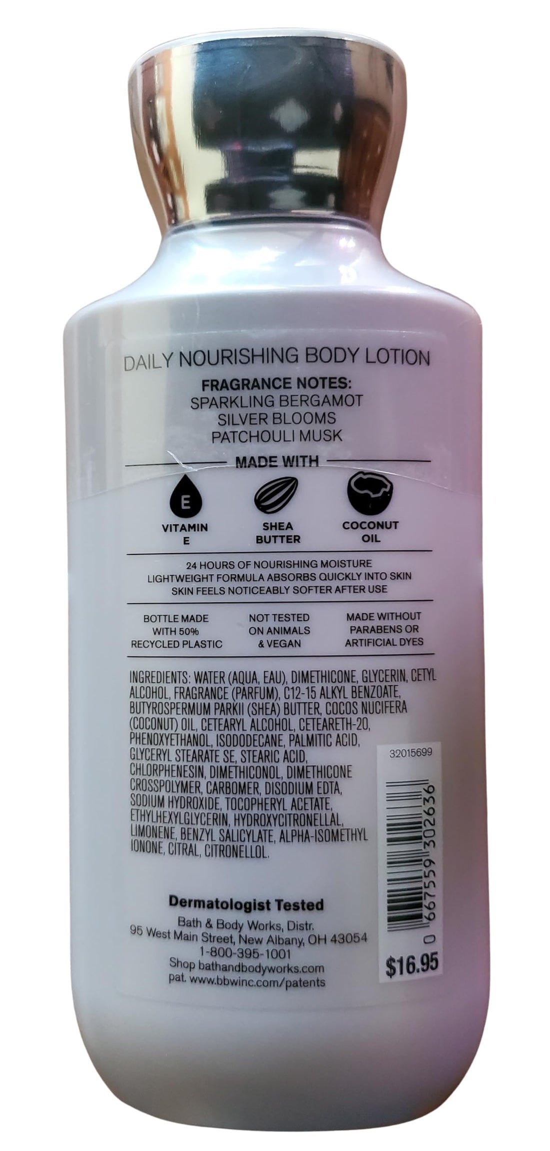 Bath & Body Works Platinum Body Lotion 8 Ounces Each Pack of 2