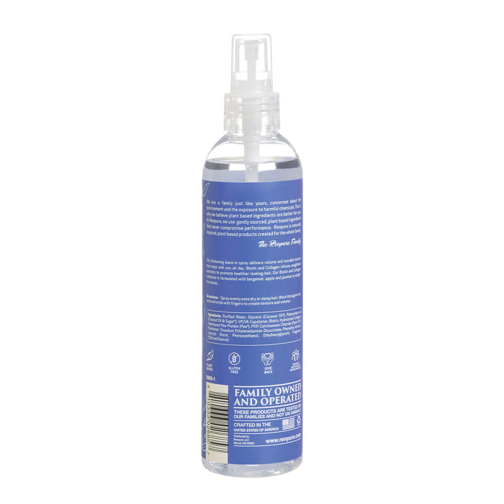 Renpure Plant-Based Beauty Biotin & Collagen Thickening Leave-in Conditioner, 8 Fluid Ounce