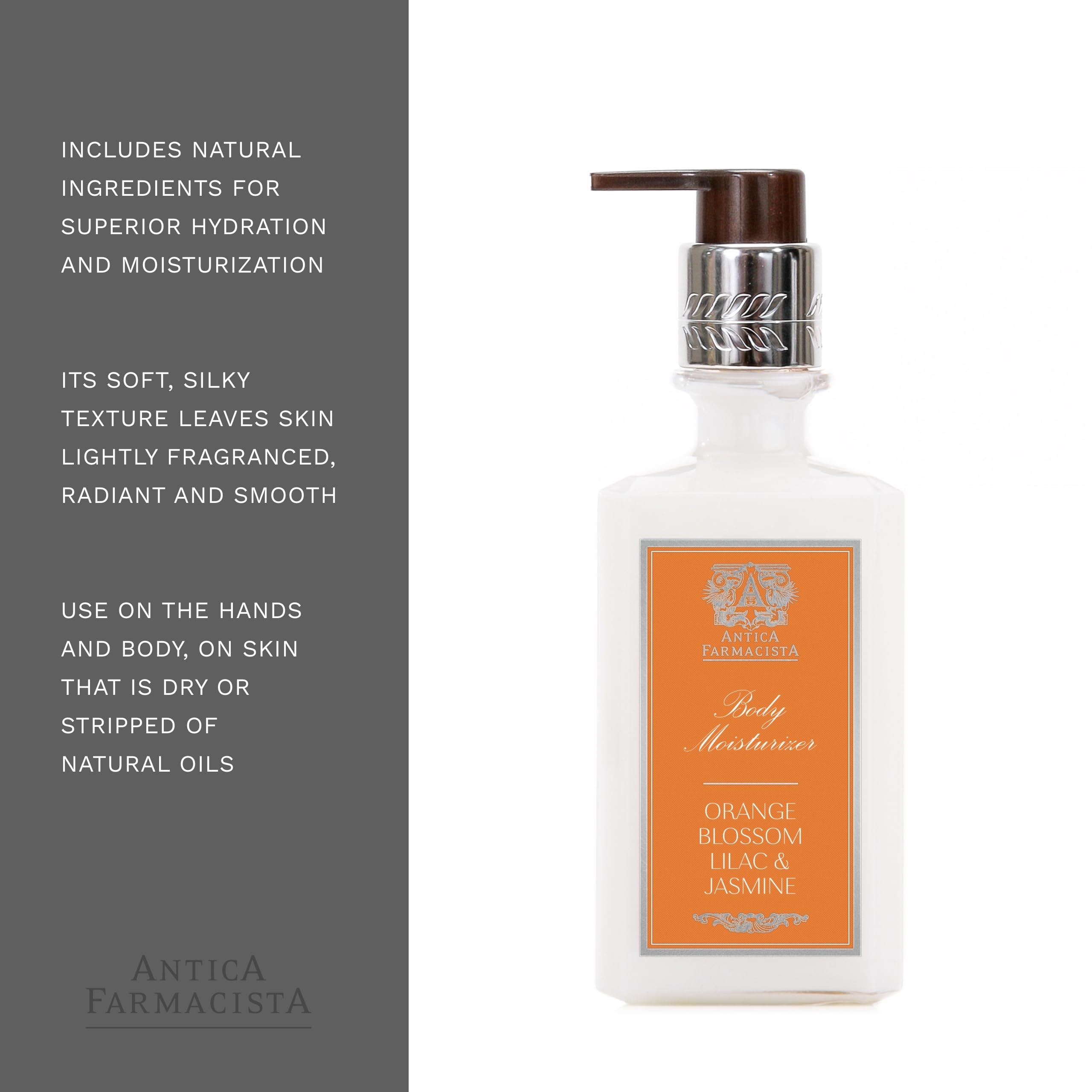 Antica Farmacista Body Moisturizer 10 Oz - Orange Blossom / Lilac And Jasmine