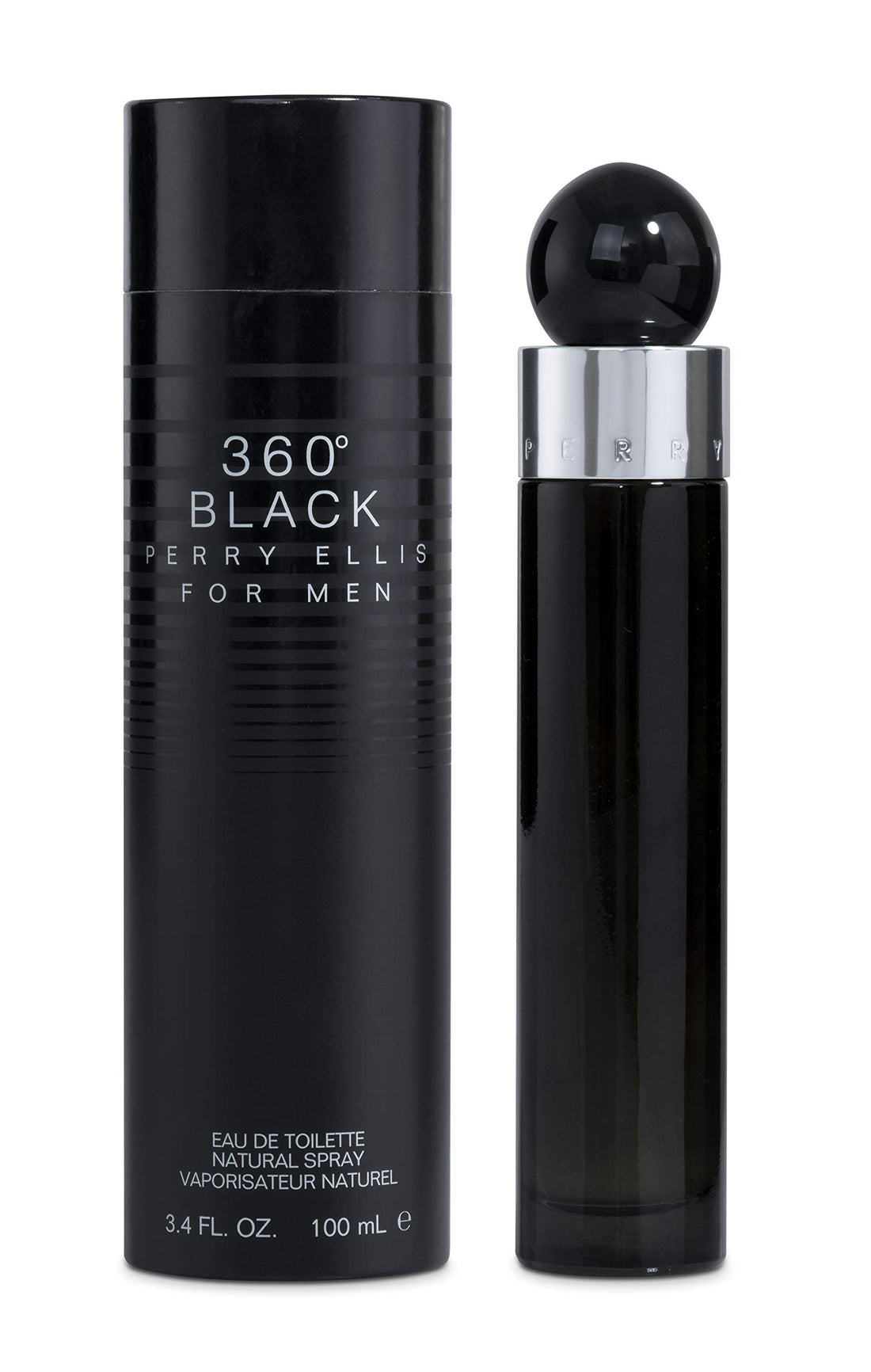 Perry Ellis 360 Black Gift Set 3 pieces Men 3.4 oz EDT