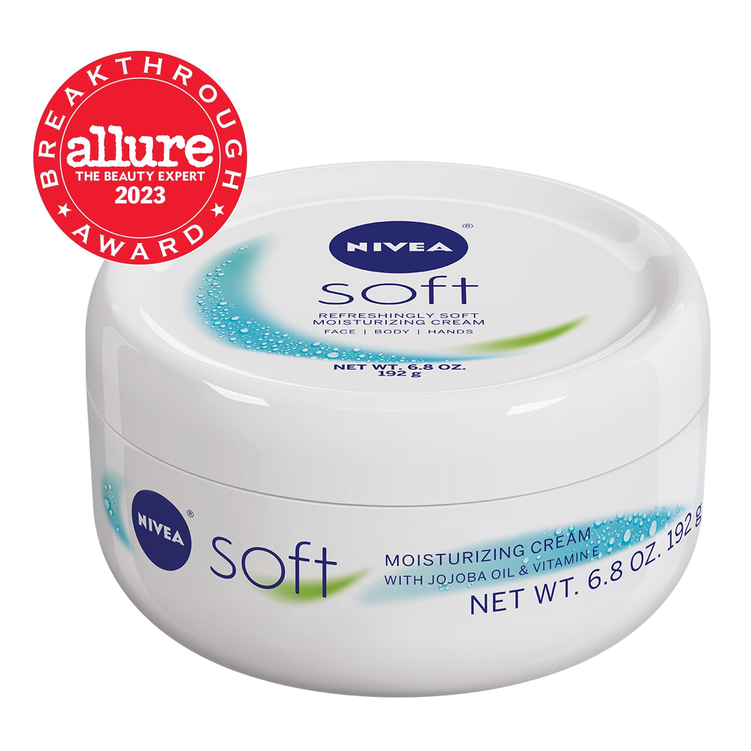 NIVEA Soft Moisturizing Creme, 6.8 Ounce (Pack of 3)