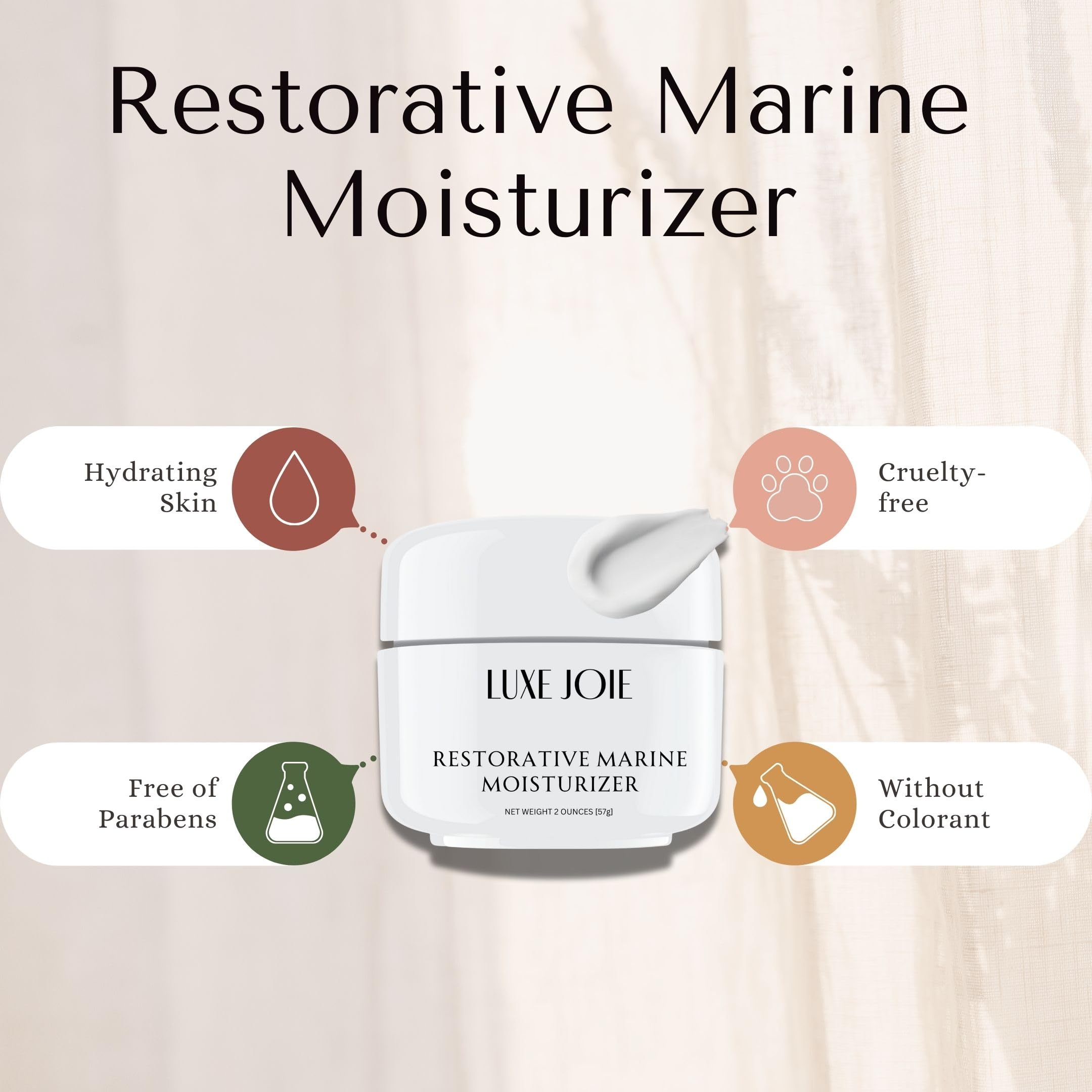 EchoLuxe RESTORATIVE MARINE MOISTURIZER 2 OZ