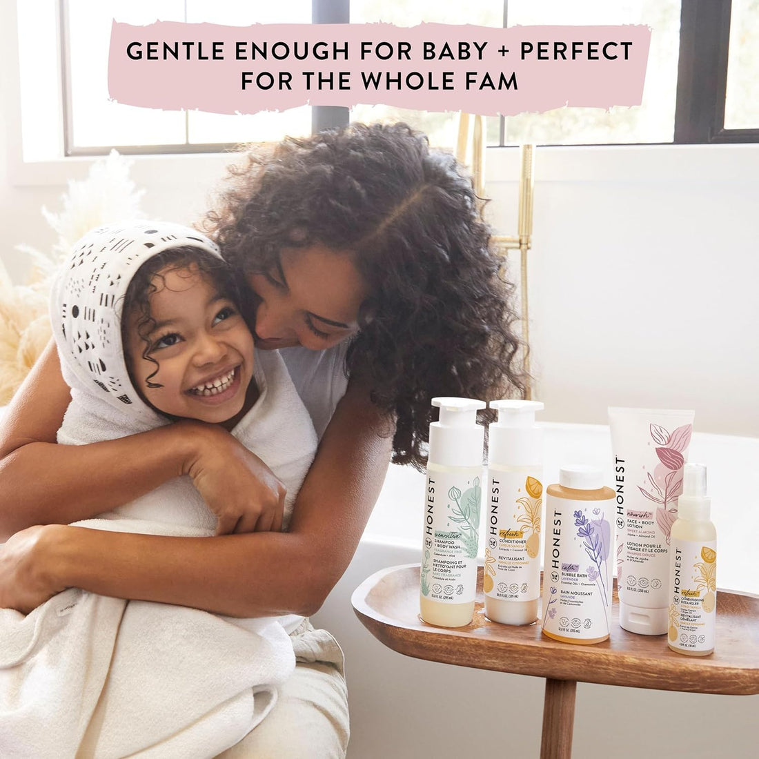 The Honest Company Gently Nourishing Face and Body Lotion, Sweet Almond, 8.5 Fl Oz