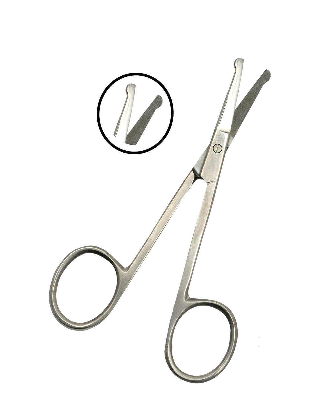 Baby Nail Trimmer with Round Tip – Safety Blunt Stainless Steel Scissors for Newborn & Infant Care – Hypoallergenic Grooming Tool for Sensitive Skin