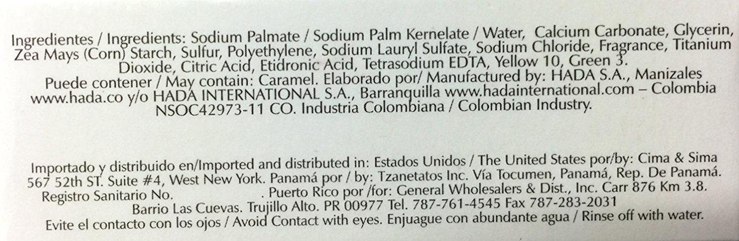 Natur Suisse Jabon De Azufre Sulfur Soap 3.5 oz. With Glycerin