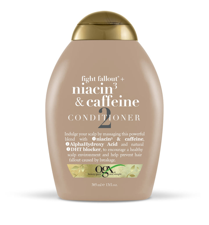 Organix Fight Fallout Plus Conditioner, Niacin/Caffeine, 13 Fluid Ounce