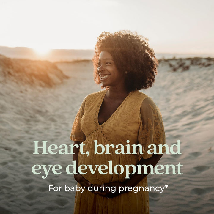 New Chapter Vegan Prenatal DHA, EPA, and DPA Supplement - Prenatal Vegan Omega-3 Complex for Healthy Brain & Eye Development During Pregnancy - 30 Softgels