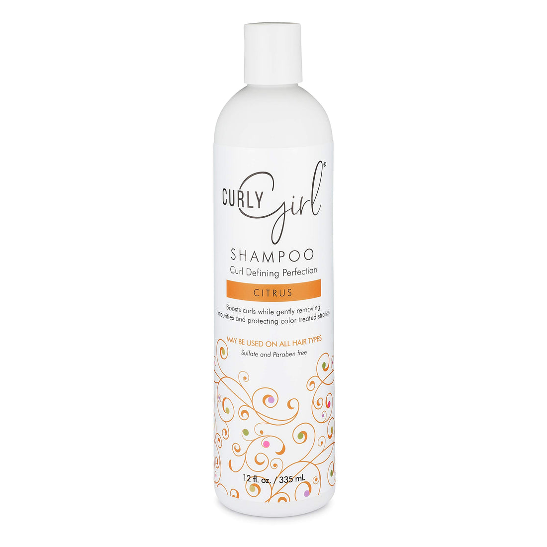**Sale** Curly Girl, Curl Definition Shampoo, (Sulfate, Paraben, Formaldehyde, Dea, Mea Free), Citrus 12 Oz