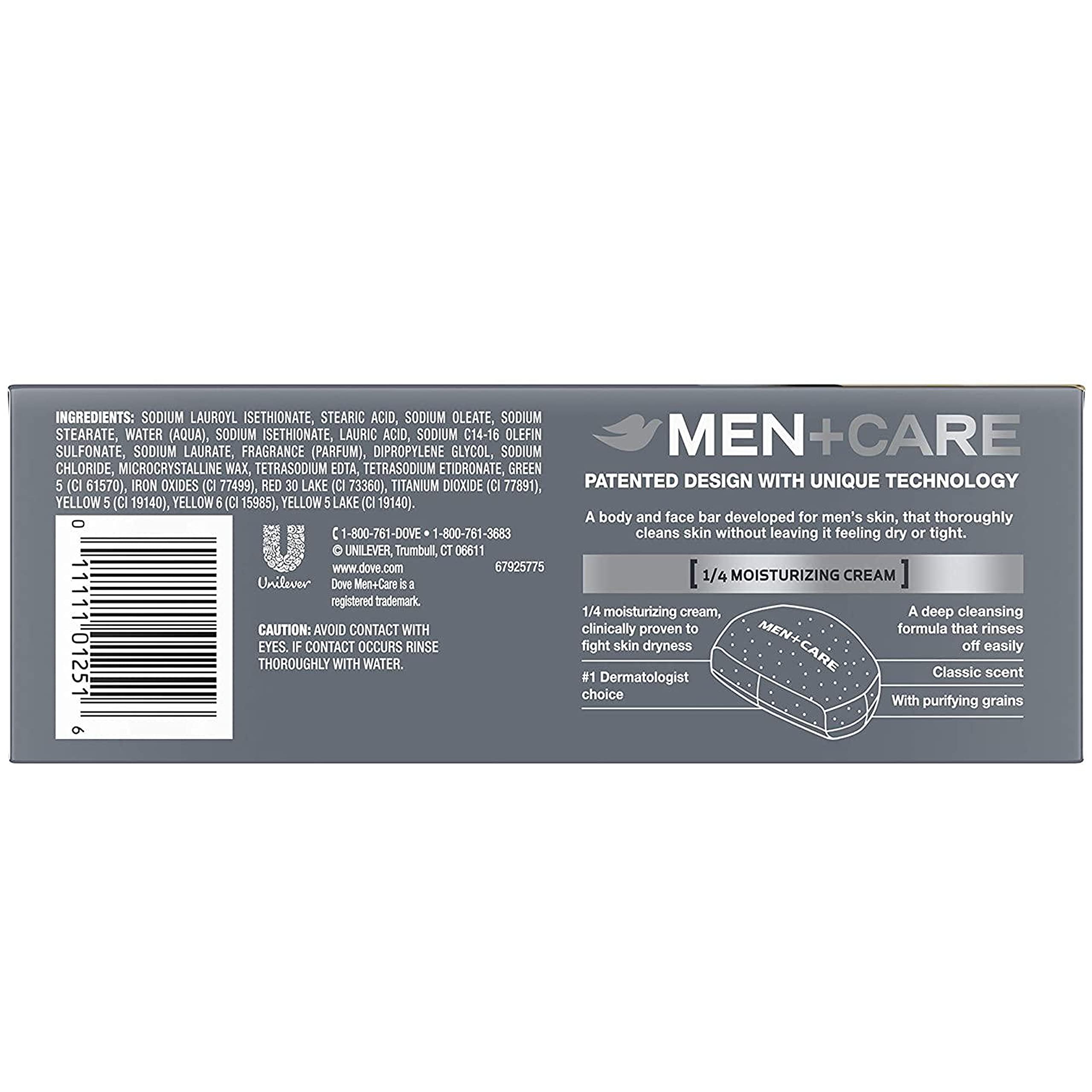 Dove Men+Care Men's Bar Soap More Moisturizing Than Bar Soap Deep Clean Soap Bar that Effectively Washes Away Bacteria, Nourishes Your Skin 3.75 oz 10 Bars