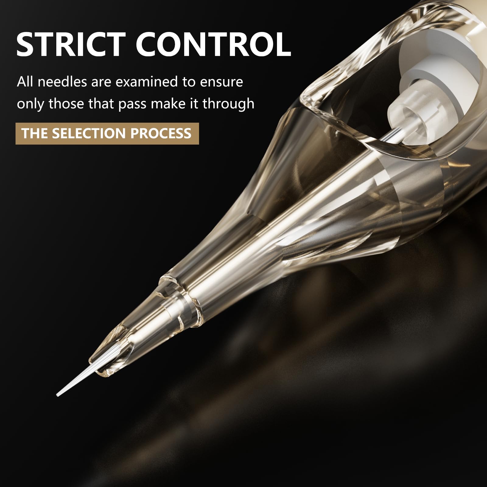 Bigwasp #10 Bugpin 5Rl Tattoo Needle Cartridges 5 Round Liner 20Pcs (Generation 3)