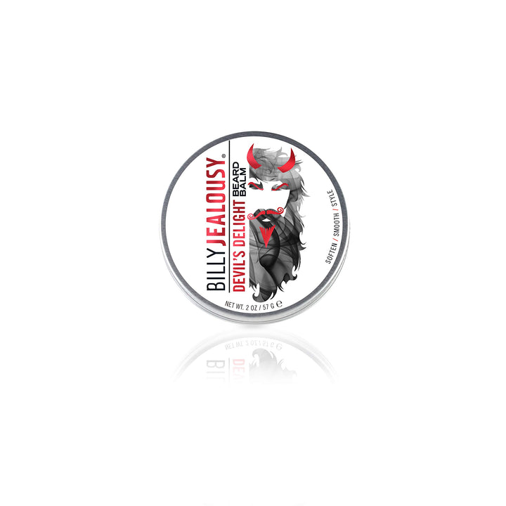 Billy Jealousy Devils Delight Moisturizing Strengthening & Softening Everyday Scented Beard Balm, 2 oz.