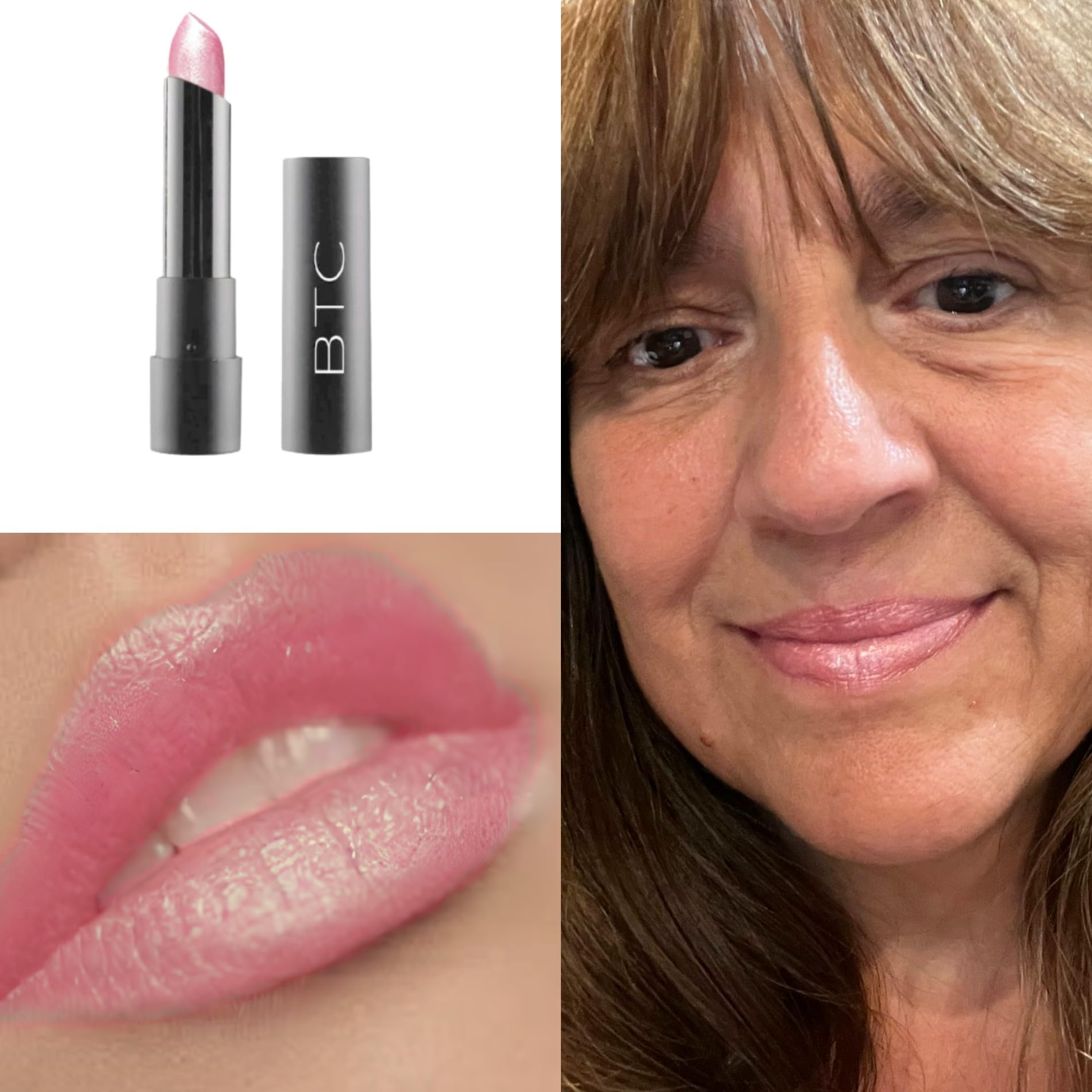 By The Clique Premium Soft Pastel Pink Moisturizing Satin Lipstick | Ballerina