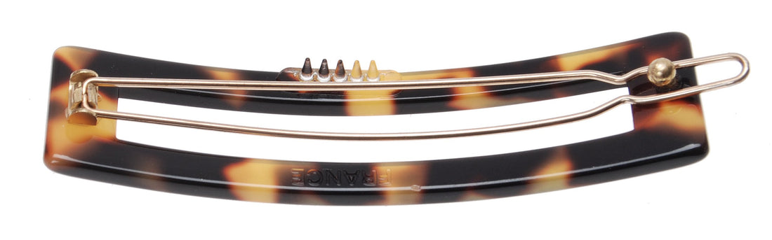 France Luxe Cutout Rectangle Tige Boule Barrette - Tokyo