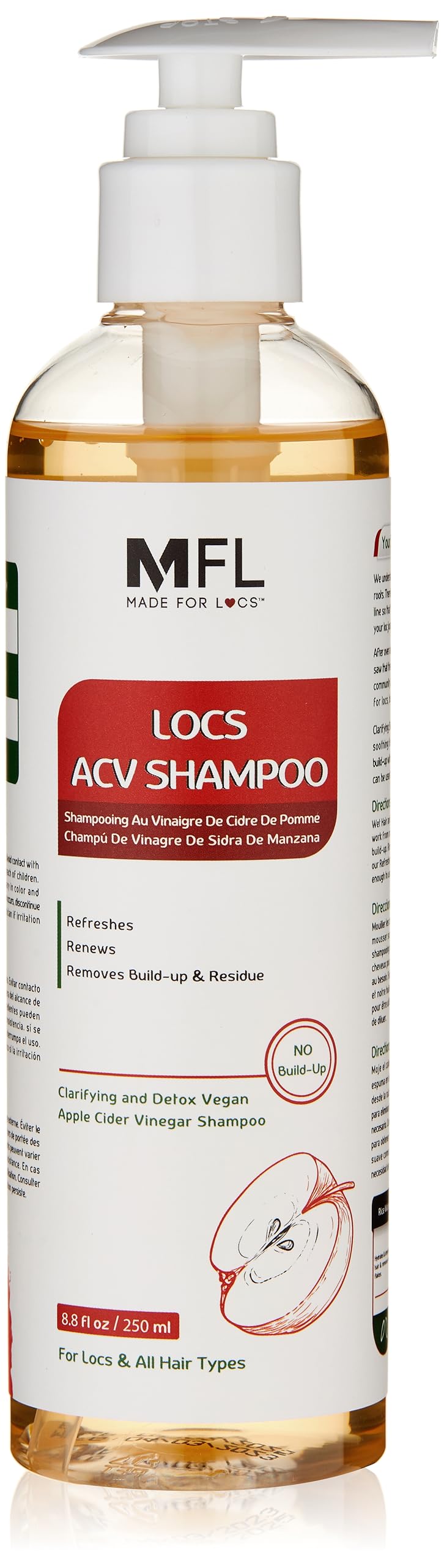 Made For Locs Vegan Apple Cider Vinegar Shampoo | 8 oz