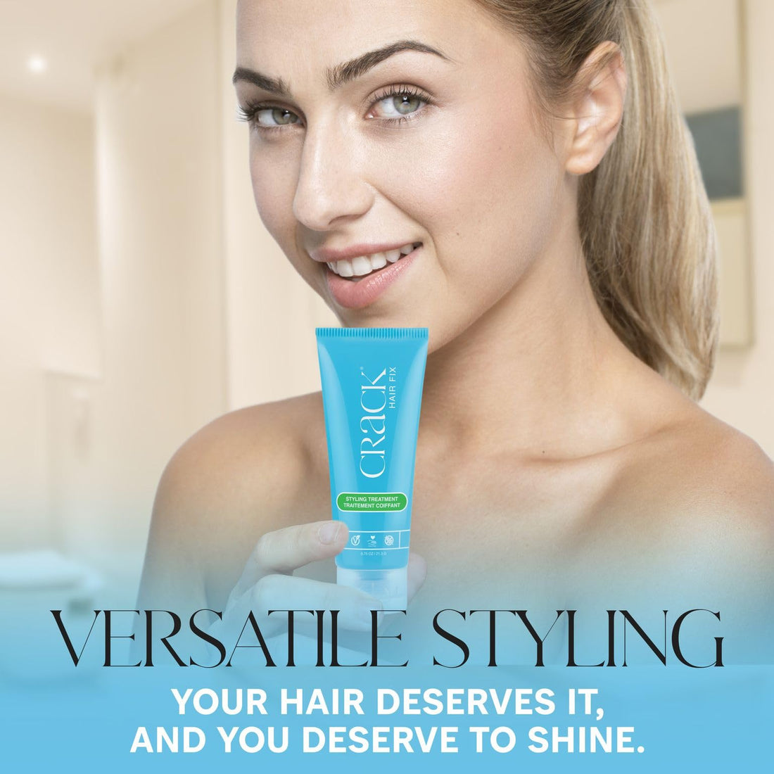 Bundle - 2 Items : Crack Original Styling Treatment