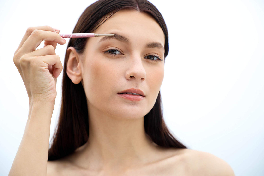 Chella Eyebrow Pencil with Spoolie (eyebrow brush) - Everything You Need toWow Your Brows, The ONLY Pencil you will EVER Buy - Dazzling Dark Brown