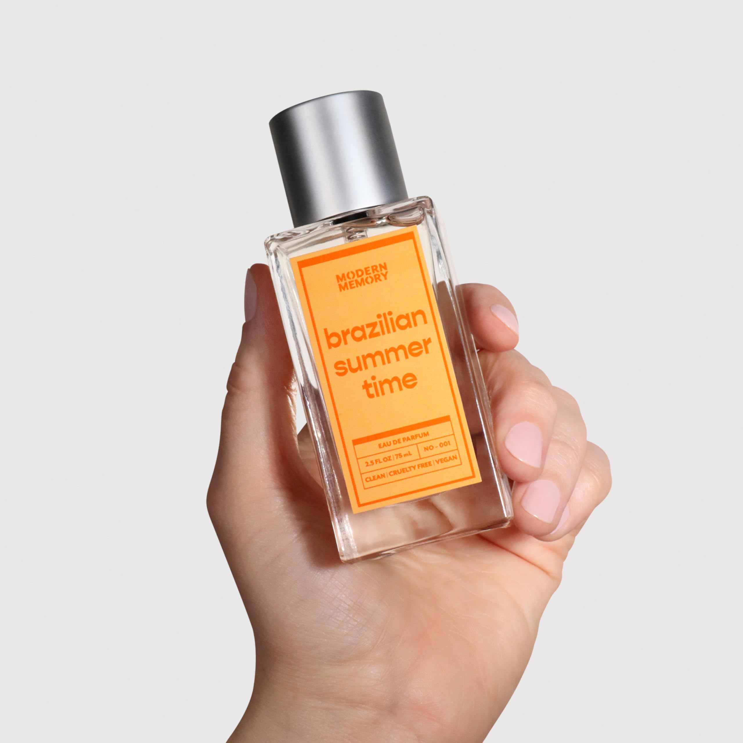 Brazilian Summertime Eau de Parfum for Women, Notes of Pistachio & Lemon, Safe for Sensitive Skin, Luxury Fragrance By Modern Memory, 2.5 fl oz