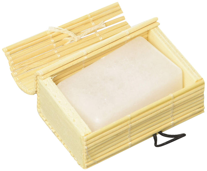 Deodorant Stones of America Natural Stone in Bamboo Box 80 gram