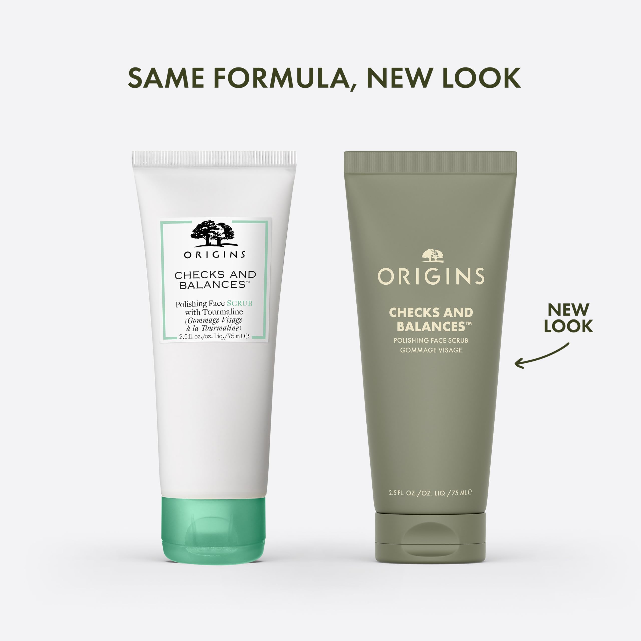 Origins Checks and Balances Polishing Face Scrub | Gently Exfoliates to Smooth Skin & Visibly Minimize Pores | With Bamboo, 2.5 Fl Oz