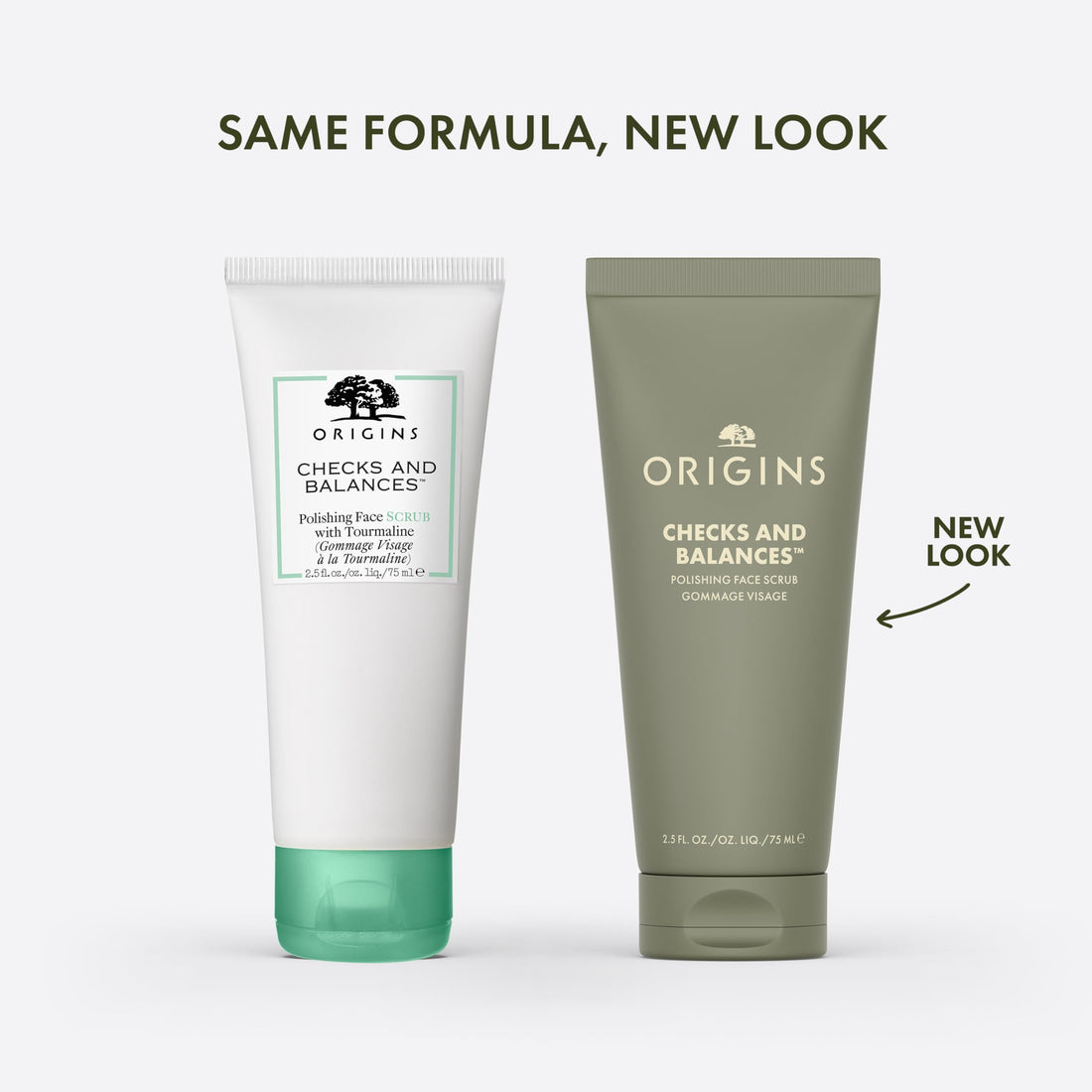 Origins Checks and Balances Polishing Face Scrub | Gently Exfoliates to Smooth Skin & Visibly Minimize Pores | With Bamboo, 2.5 Fl Oz