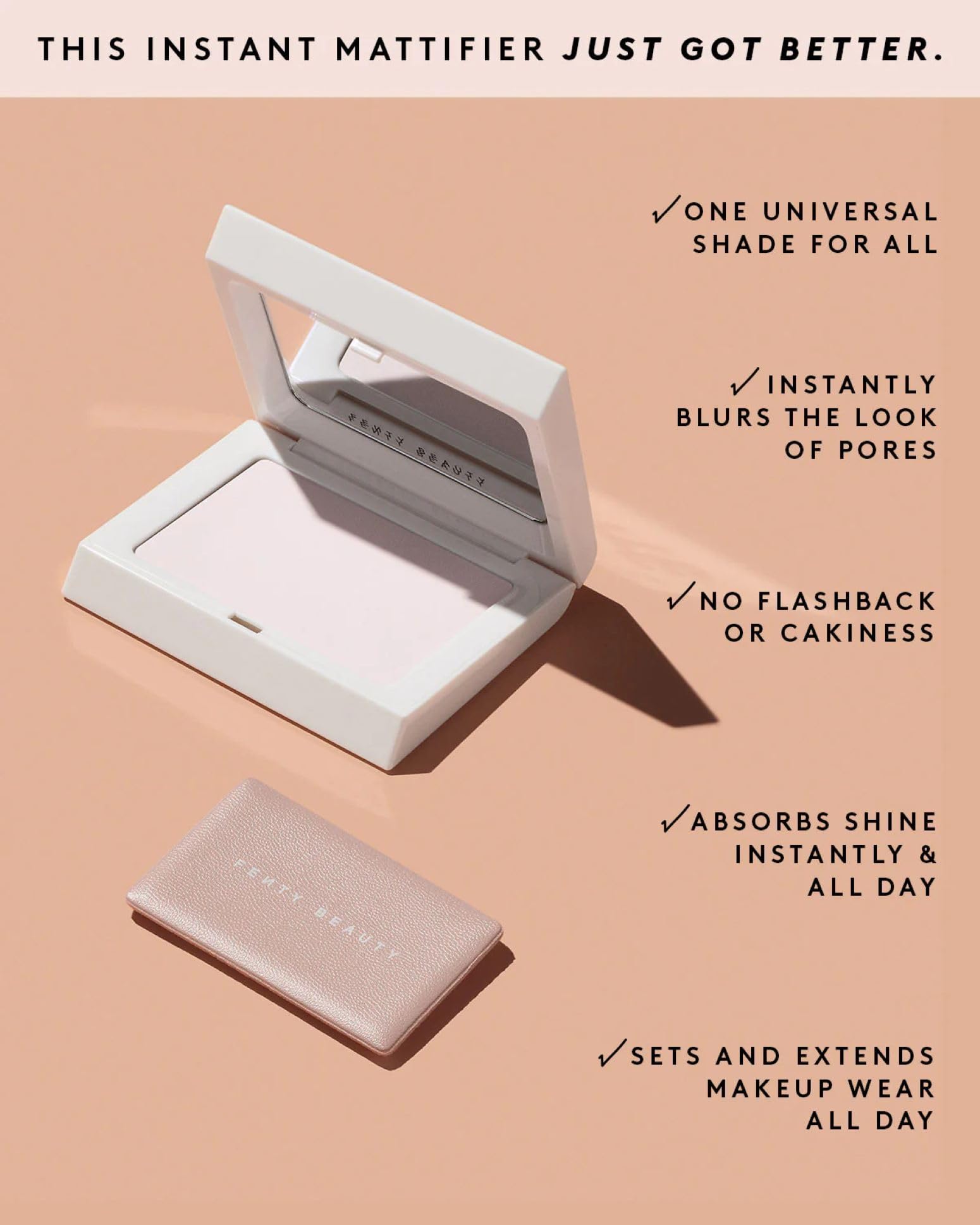 Invisimatte Instant Setting Plus Blotting Powder by Fenty Beauty for Women - 0.3 oz Powder