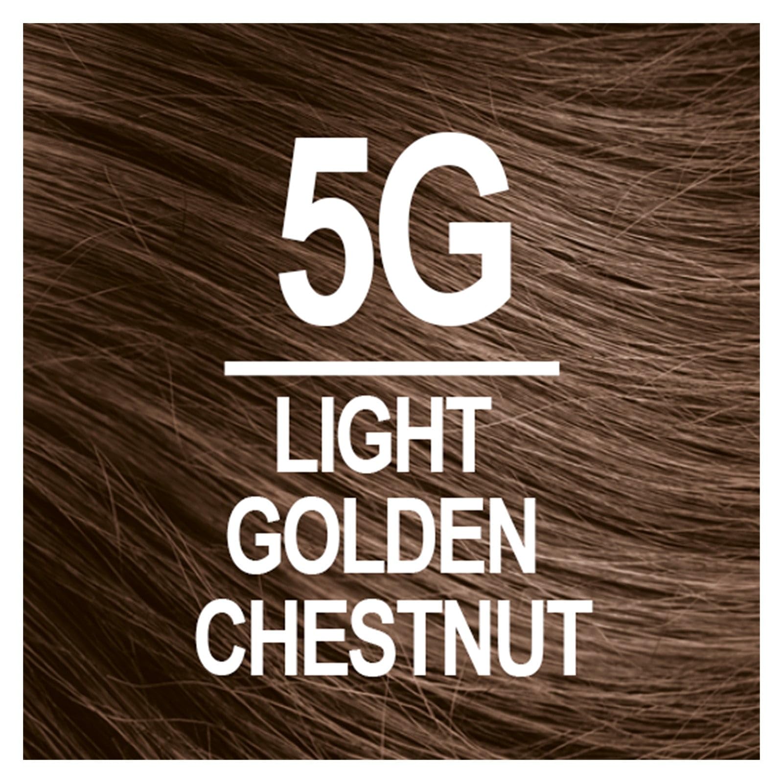 Naturtint 5G Light Golden Chestnut Permanent Hair Color (Pack of 6), Ammonia Free, Vegan, Cruelty Free, up to 100% Gray Coverage, Long Lasting Results (Packaging may vary)