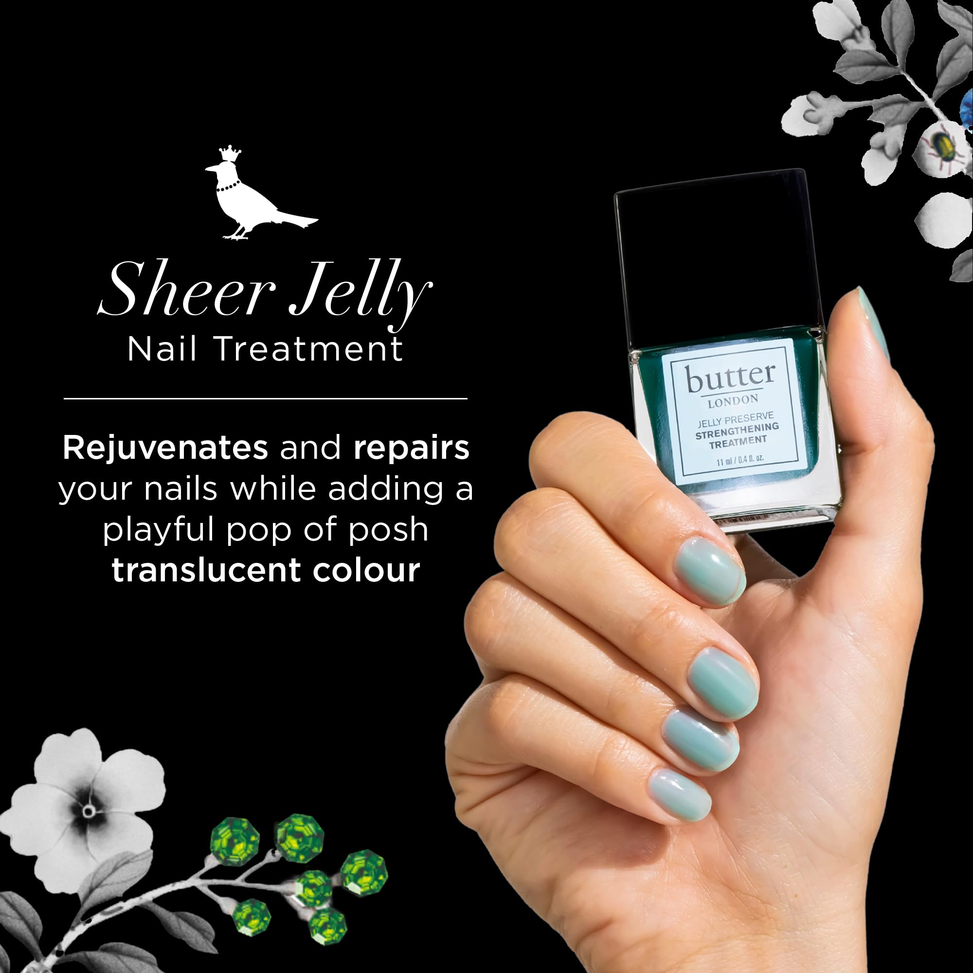 Butter London Jelly Preserve Nail Strengthener - Bramley Apple